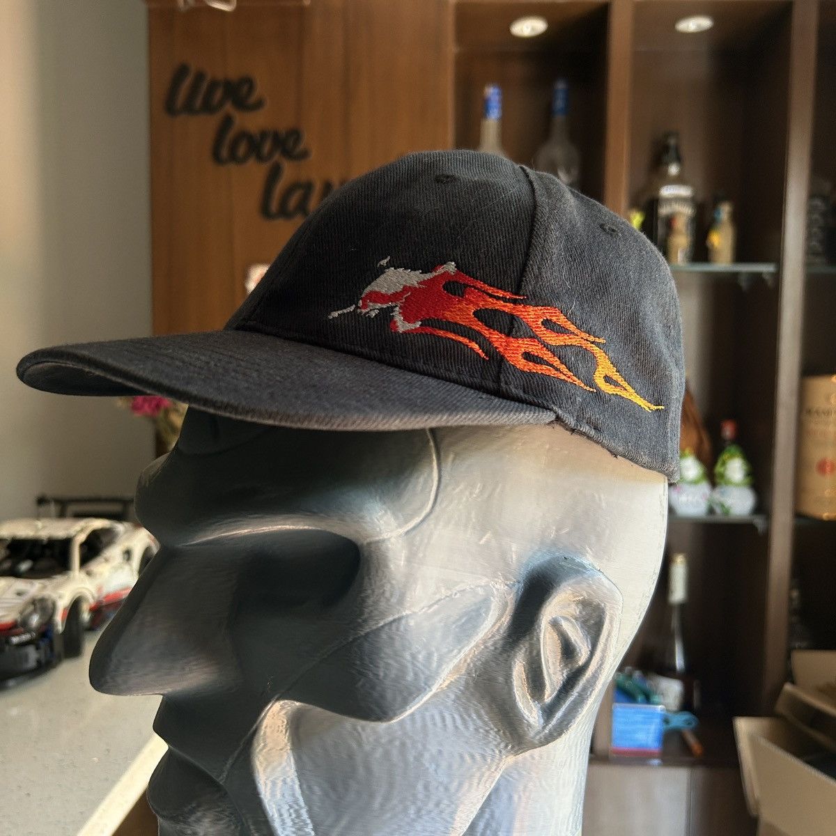 Oakley vintage Oakley Flame Skull cap (rare) Size ONE SIZE - 2 Thumbnail