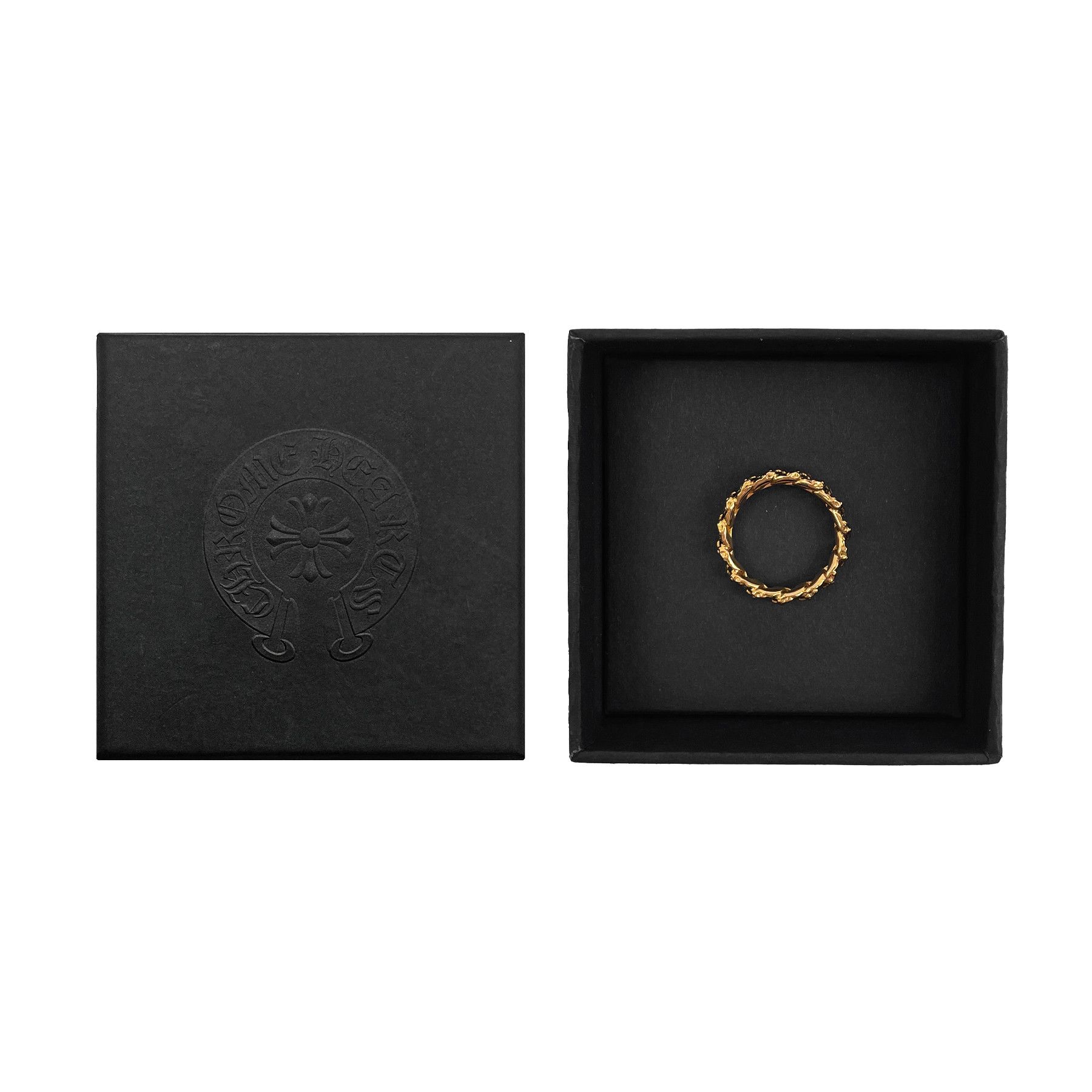 Chrome Hearts Chrome Hearts 22K Gold Tiny E Plus Brand Ring Size ONE SIZE - 4 Thumbnail