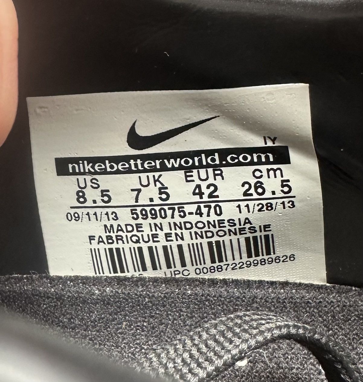 Nike 2013 NIKE HYPERVENOM PHATAL FG SOCCER BOOTS CLEATS US 8.5 Size US 8.5 / EU 41-42 - 7 Thumbnail