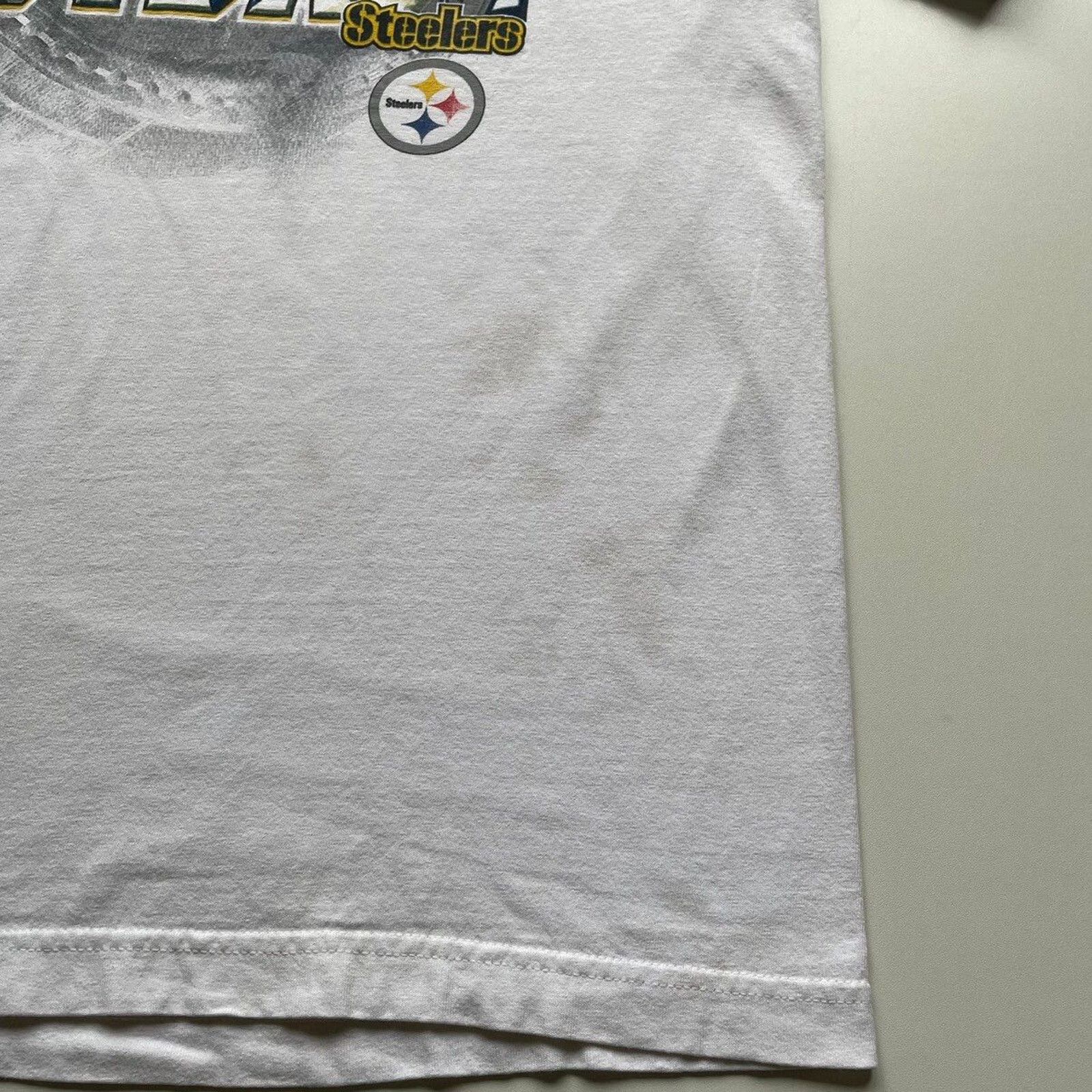 NFL × Vintage Vintage 90s Pittsburgh Steelers NFL Football T Shirt Large Size US L / EU 52-54 / 3 - 3 Thumbnail