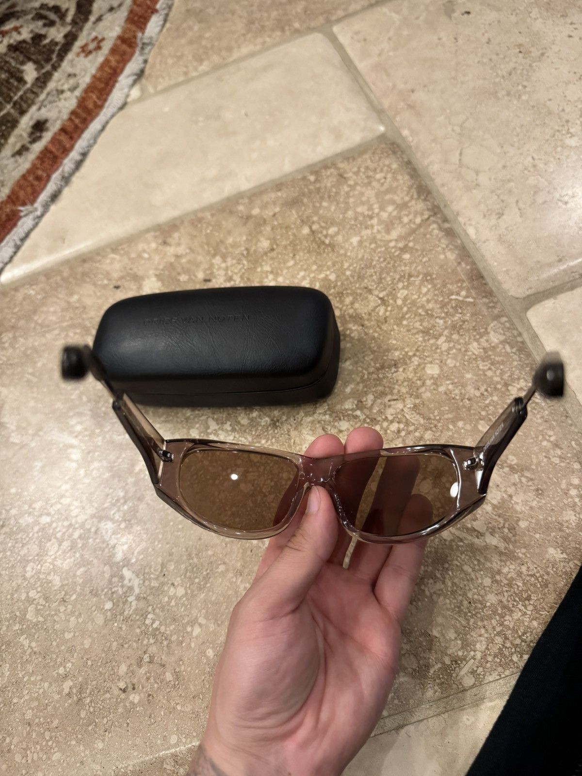 Dries Van Noten × Linda Farrow Dried Van Noten x Linda Farrow Sunglasses Size ONE SIZE - 8 Thumbnail