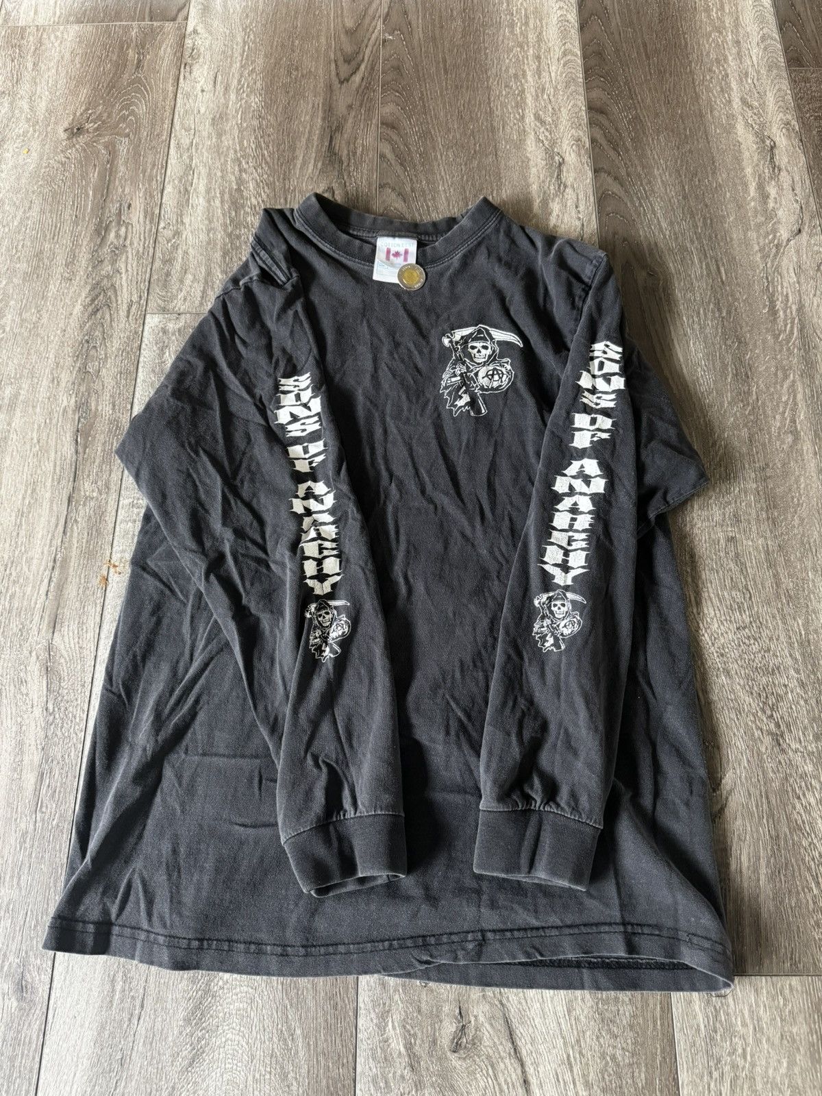 Vintage Y2k sons of anarchy long sleeve Size US M / EU 48-50 / 2 - 1 Thumbnail