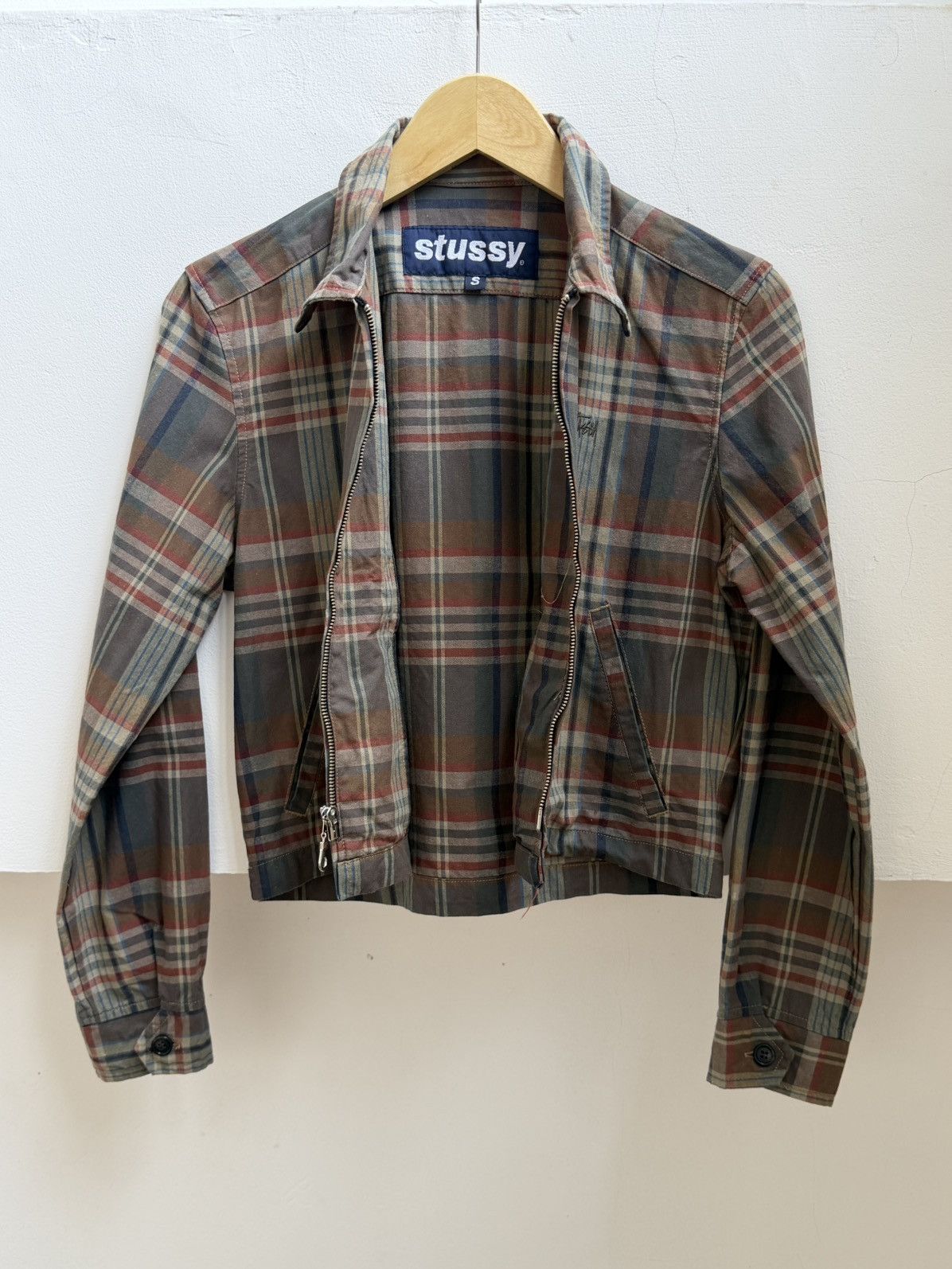 Stussy Vintage Stussy Madras Plaid Zip Jacket Size S / US 4 / IT 40 - 4 Thumbnail