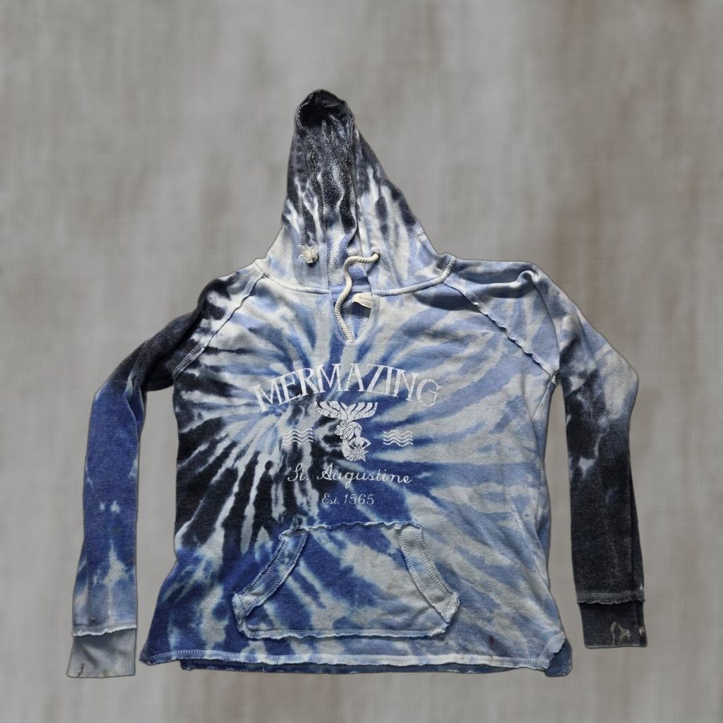 REEF OCEAN DRIVE Mermazing St Augustine Blue Tie Dye Sweater Hoodie Women's M Medium Size M / US 6-8 / IT 42-44 - 1 Thumbnail