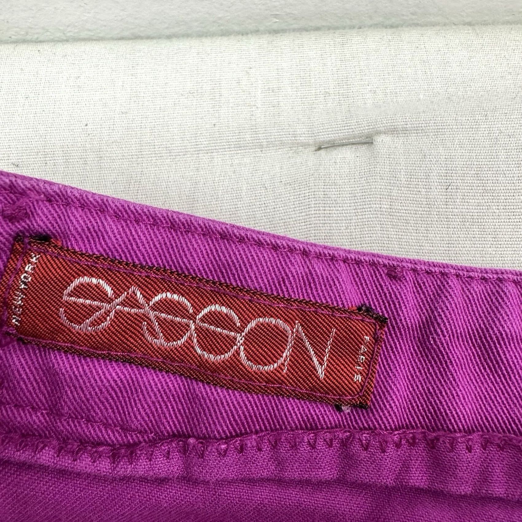 Vintage VINTAGE Sasson Pants Womens 10 High Waisted Mom Jeans 80s USA Pink Casual Hipster Size 32" / US 10 / IT 46 - 4 Thumbnail