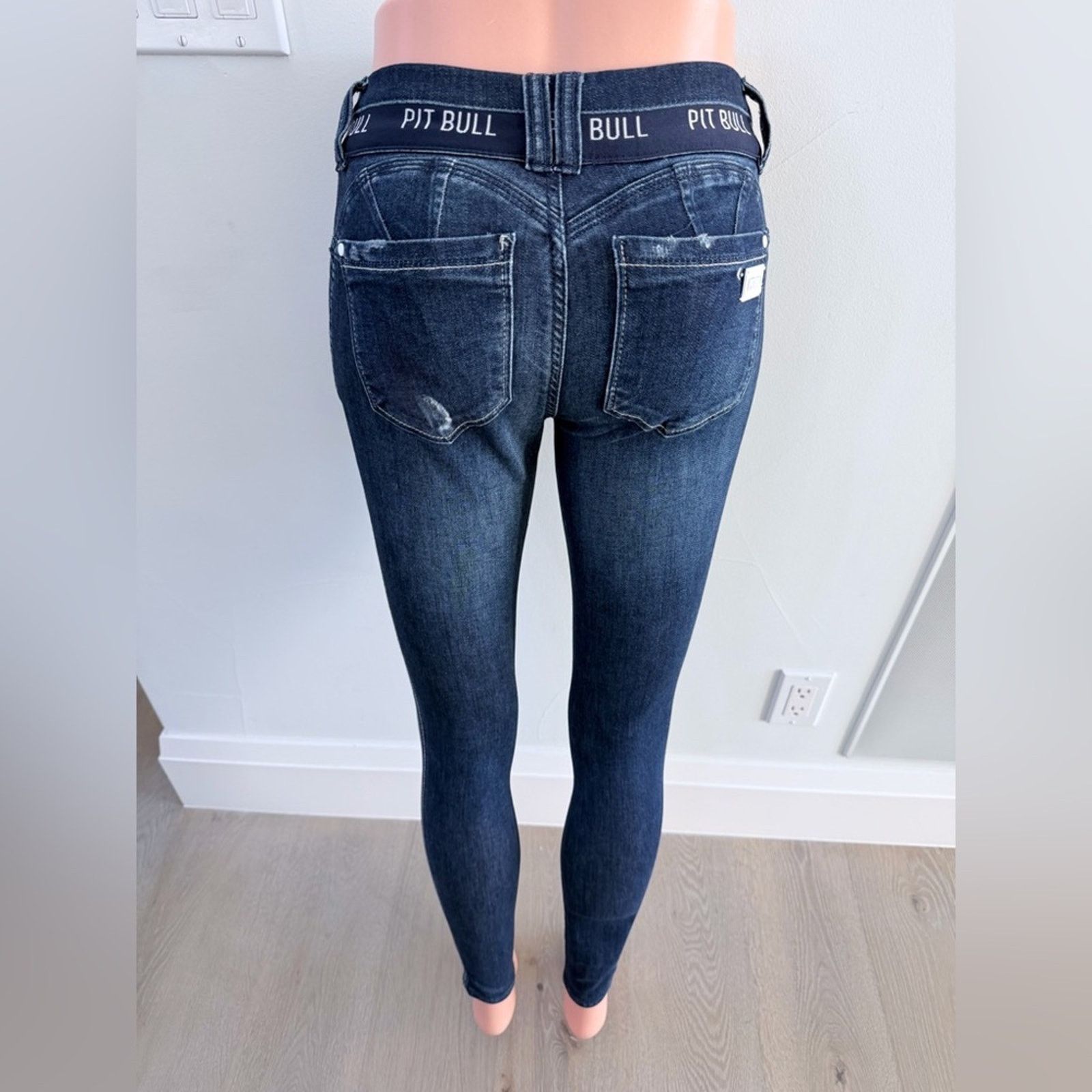 Other NWT Pitbull Dark Blue Skinny Butt Lifting Jeans. Size 23. Size 23" - 6 Thumbnail