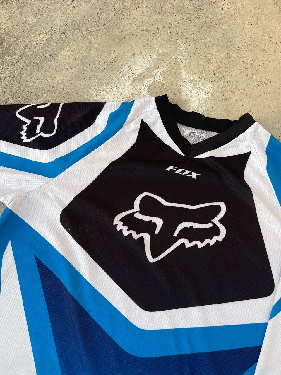 Fox Racing Distressed Vintage Y2K Fox Racing Motocross Shirt Size US L / EU 52-54 / 3 - 3 Thumbnail