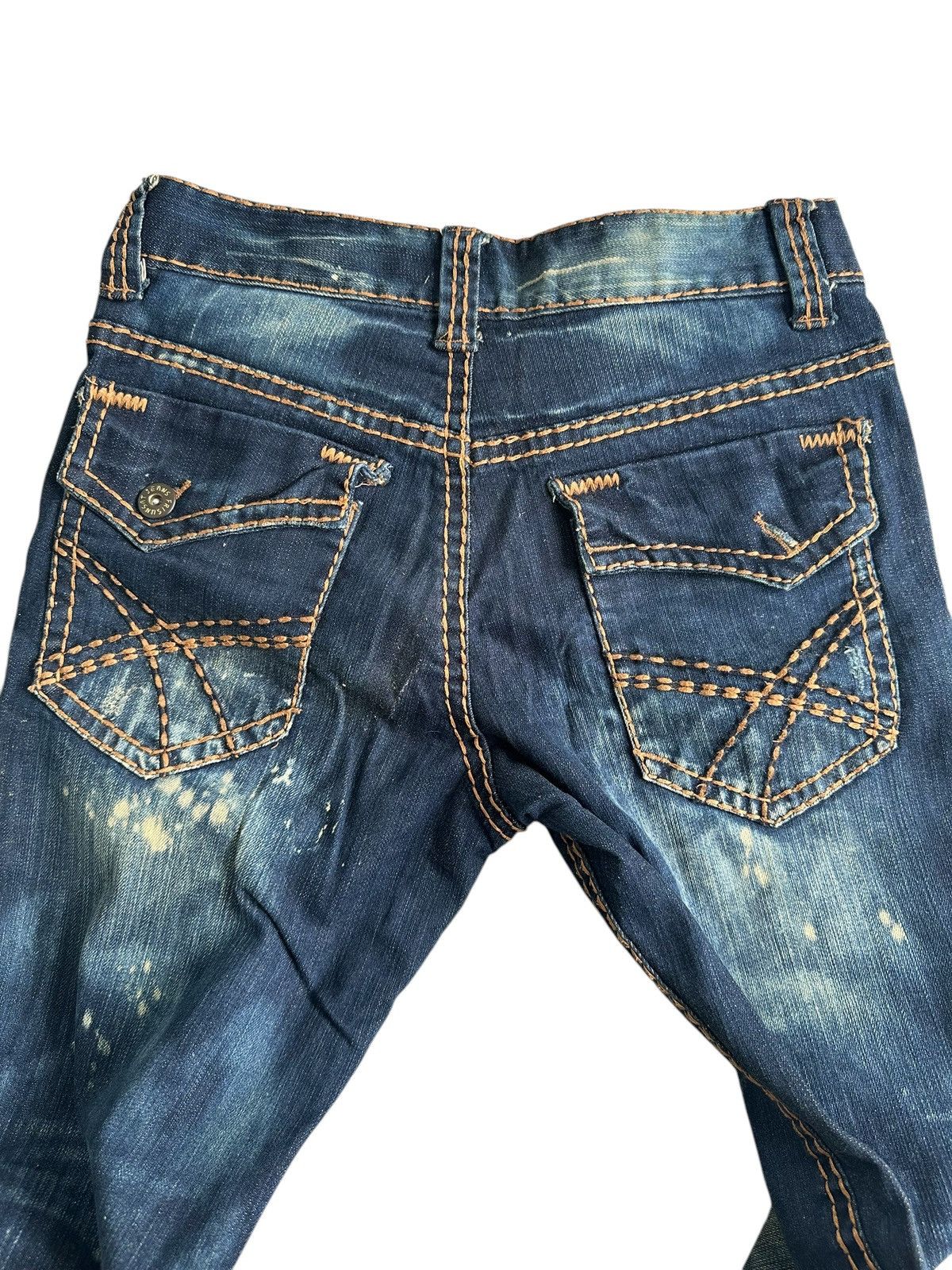 Hysteric Glamour VINTAGE OUTER SEAM FRISUNSAT JEANS KENDRICK LAMAR STYLE Size US 31 - 4 Thumbnail