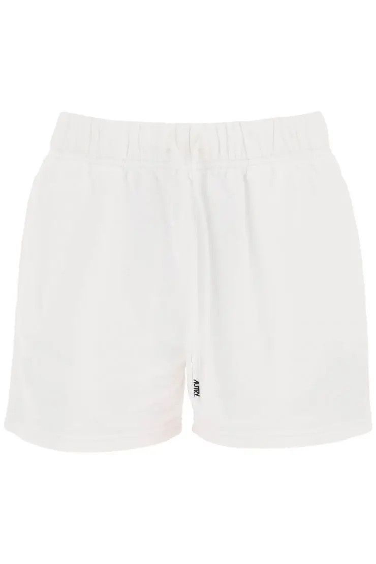 image of Autry O1S22I1N0324 Embroidery Sweatshorts In White, Women's