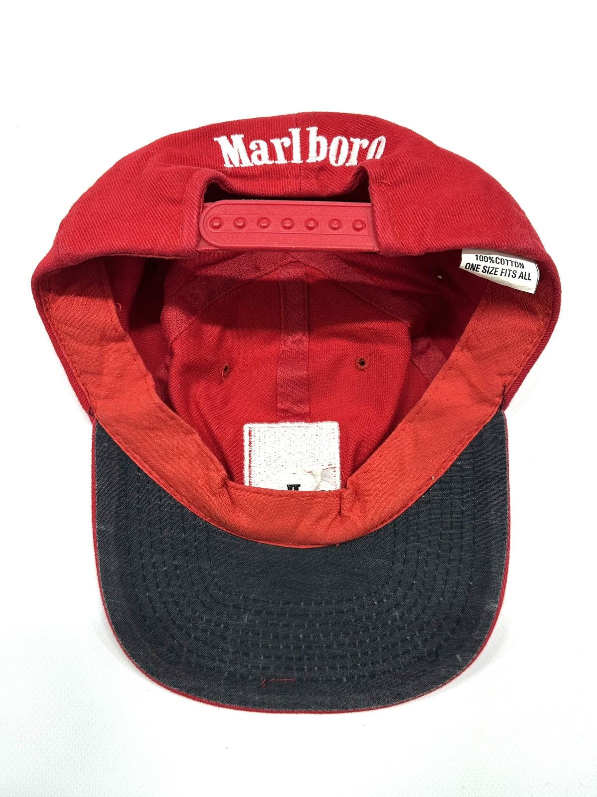 Marlboro Vintage 90’s Marlboro Cap Red Cotton Hat Size ONE SIZE - 4 Thumbnail