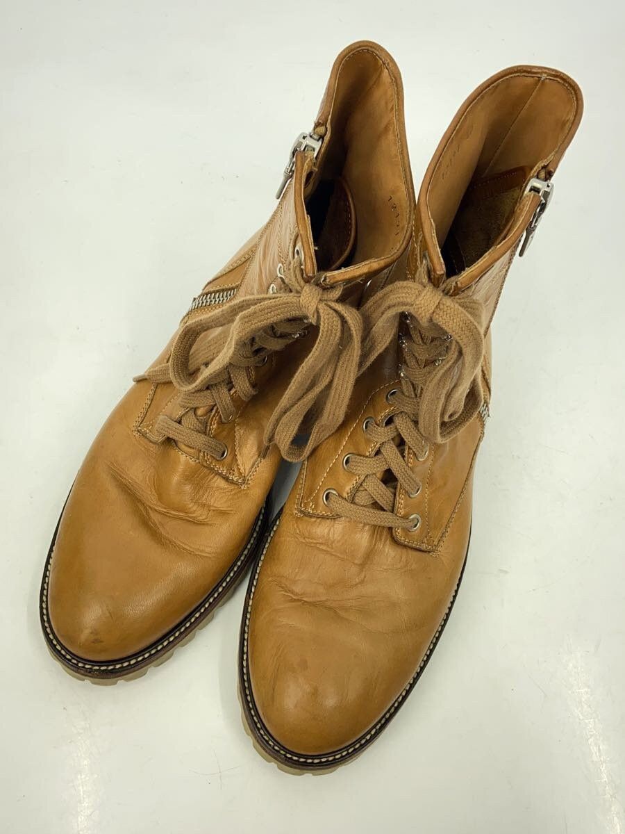 Dries Van Noten Leather Side Zip Combat Boots Size US 10 / IT 40 - 2 Thumbnail