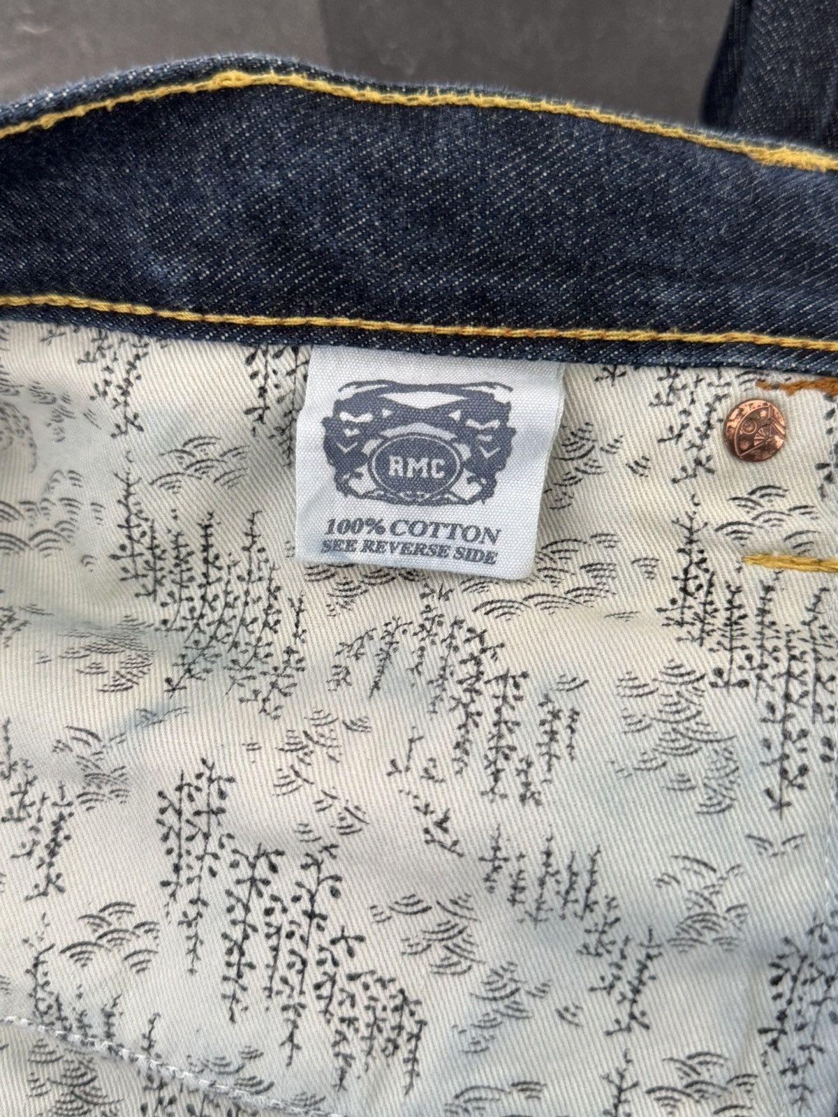 Red Monkey Red Monkey Company Embroidery Pocket Japan Denim Size US 40 / EU 56 - 10 Thumbnail