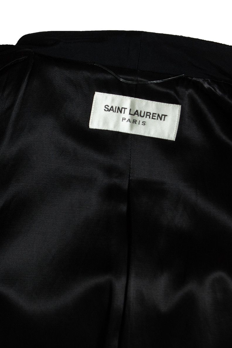 Saint Laurent Paris Saint Laurent, Military officer wool coat in black 2016 Size US L / EU 52-54 / 3 - 7 Thumbnail