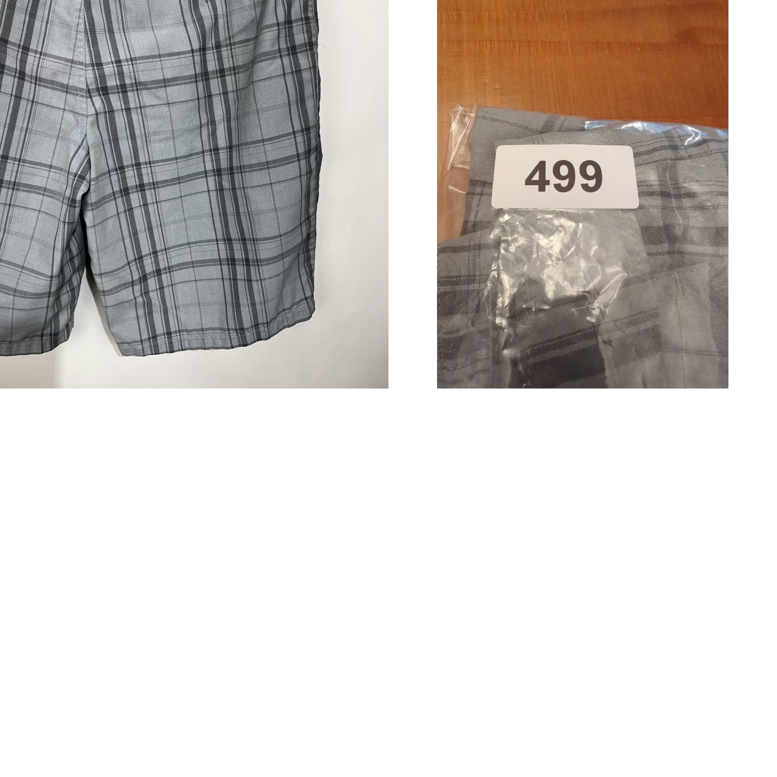 O'Neill O'Neill Mens First In Last Out Grey Black Plaid Shorts Sz 32 Casual Cargo Pockets Belt Loops Regular Rise 10-12 In Polyester/Viscose Summer Spring Men Size US 32 / EU 48 - 9 Thumbnail