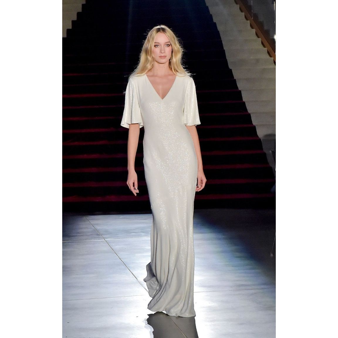 Rachel Zoe Rachel Zoe Heather Sequin stretch jersey Bridal Gown 4 Size S / US 4 / IT 40 - 1 Thumbnail