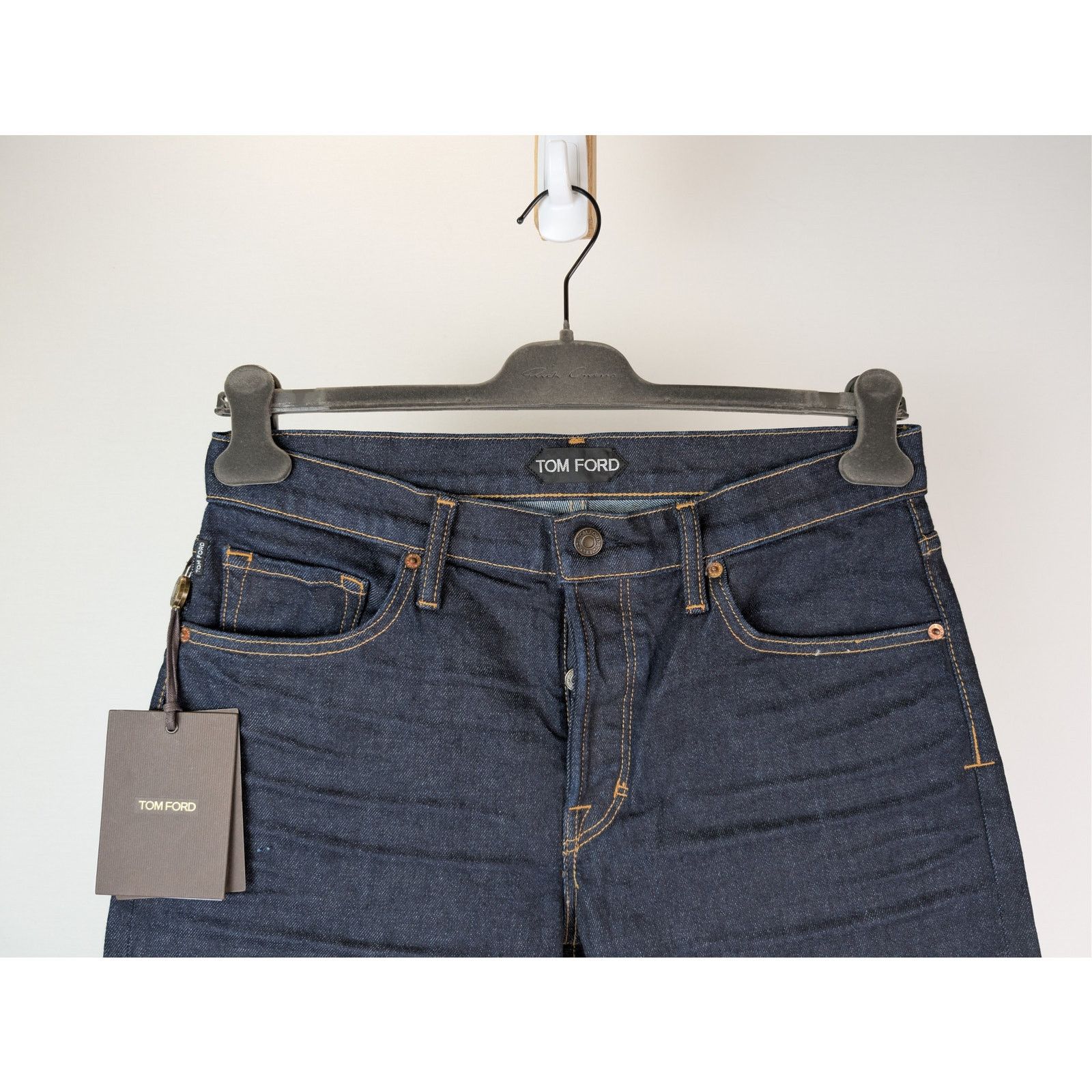 Tom Ford o1rshd1 Straight-Fit Denim Jeans in Dark Blue Size US 32 / EU 48 - 3 Thumbnail