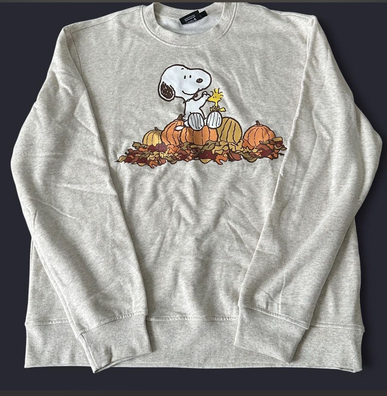Peanuts Cream Snoopy crewneck sweatshirt Size US L / EU 52-54 / 3 - 1 Thumbnail