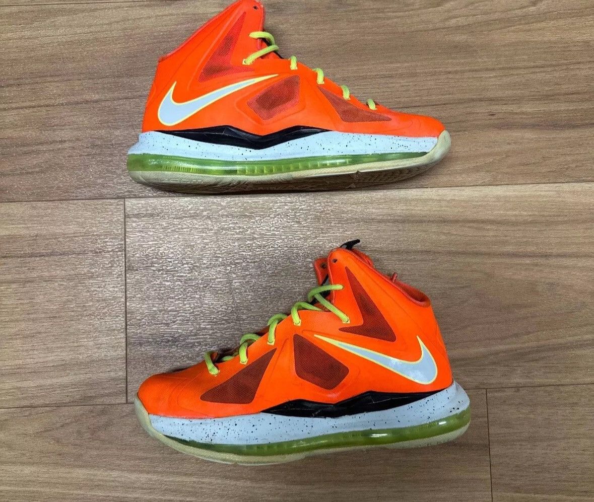 Nike Nike LeBron 10 High Bright Crimson Size US 6 / EU 39 - 2 Thumbnail