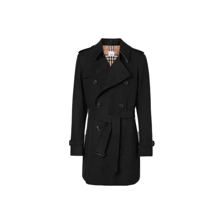 Burberry Black Wimbledon Trench Coat for Men