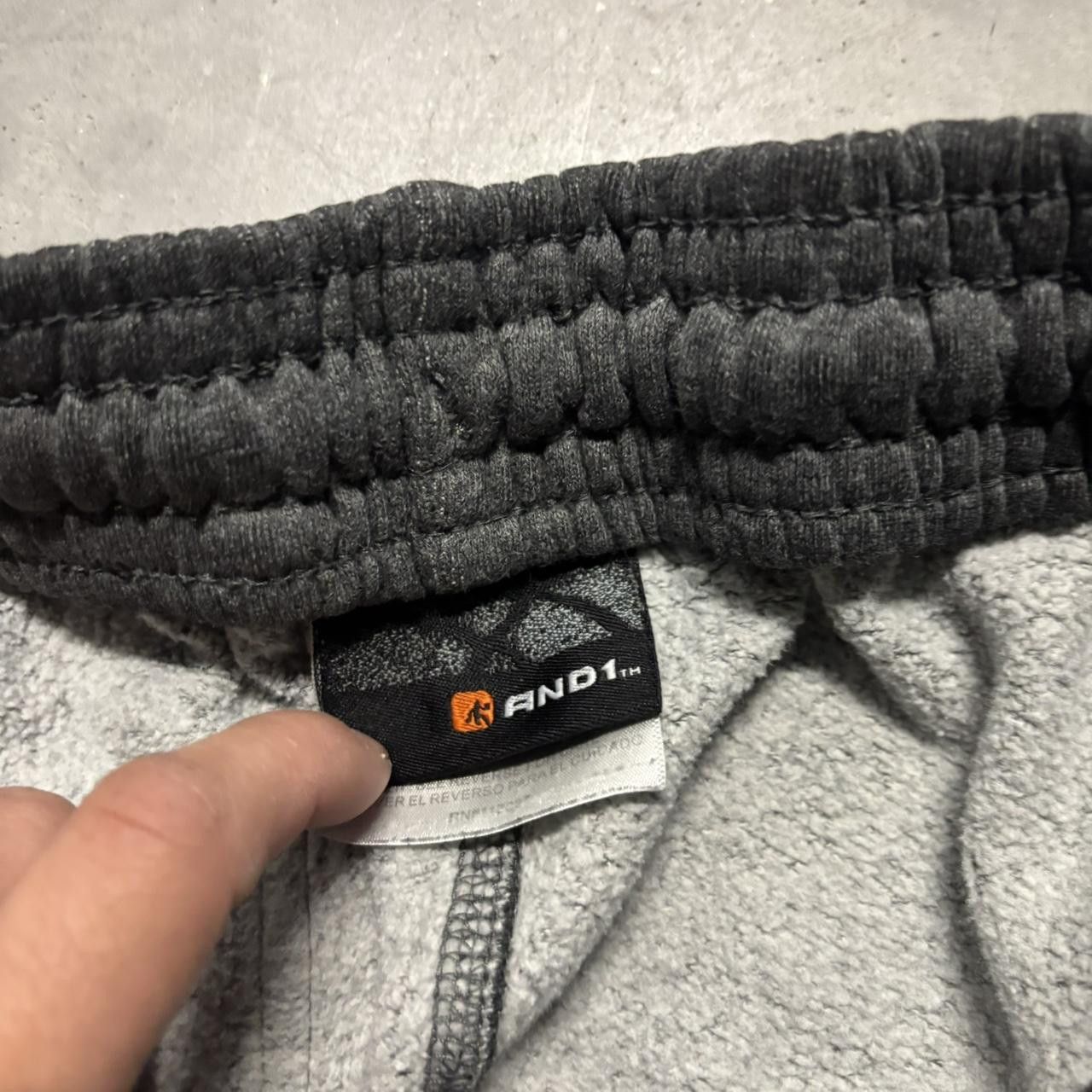 Japanese Brand × Vintage Crazy Vintage Y2K/2000s Dark Grey Skater Essential Cargo Sweatpants! Size US 30 / EU 46 - 5 Thumbnail