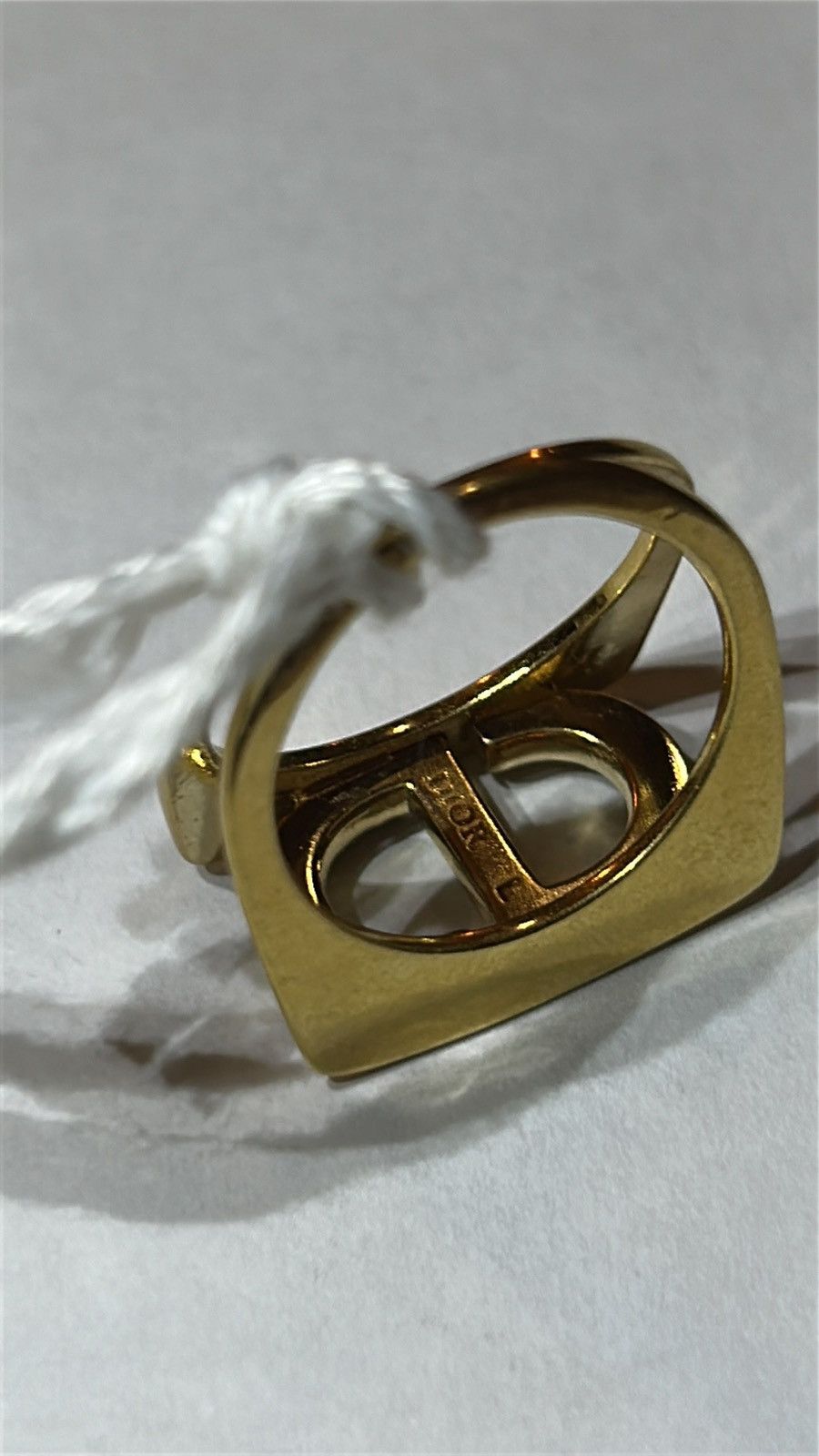 Dior Dior 30 MONTAIGNE RING Gold-Finish Metal Silver-Tone Crystal Size ONE SIZE - 8 Thumbnail