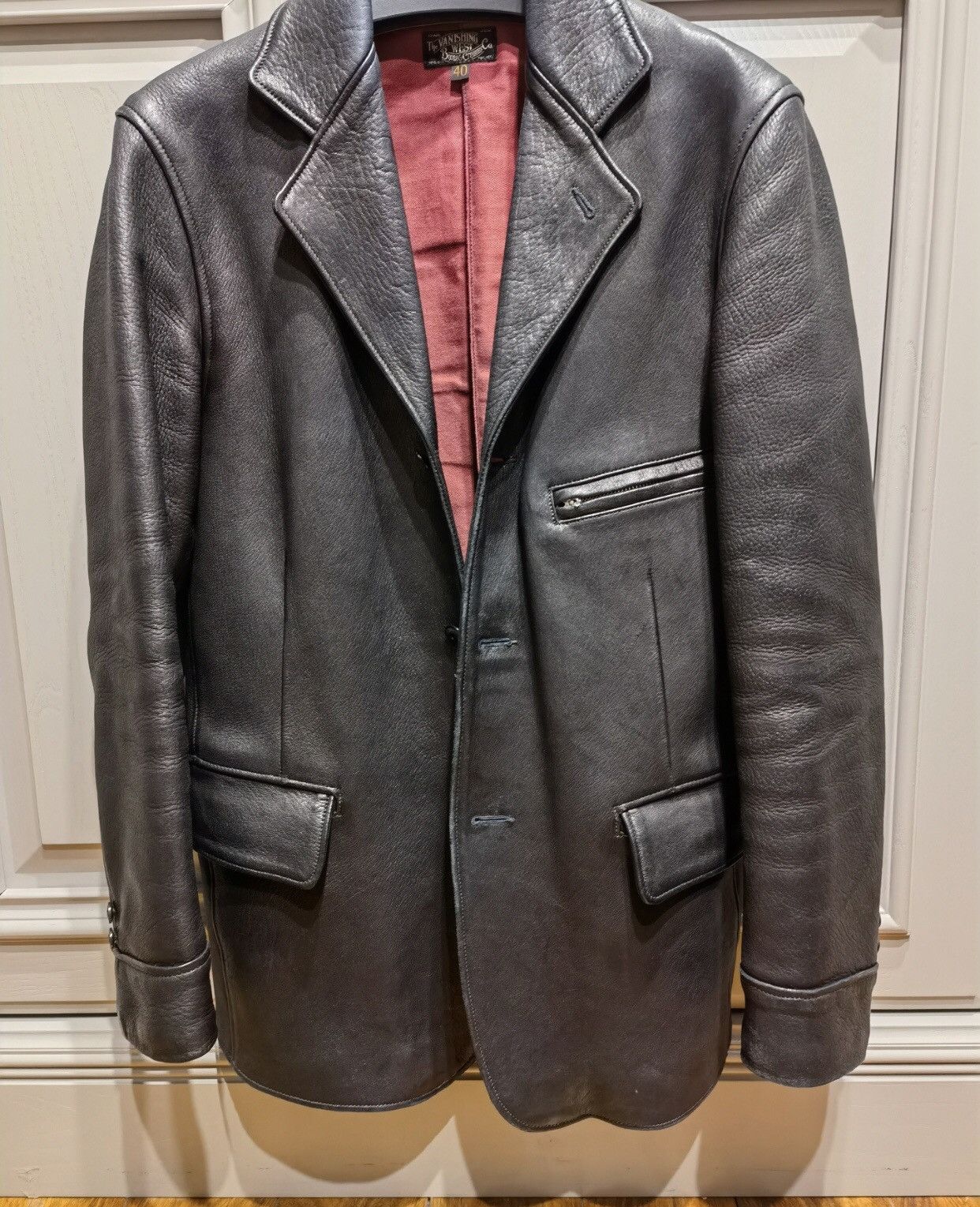 image of Freewheelers Guthrie Deerskin Leather Suit in Brown, Men's (Size 2XS)