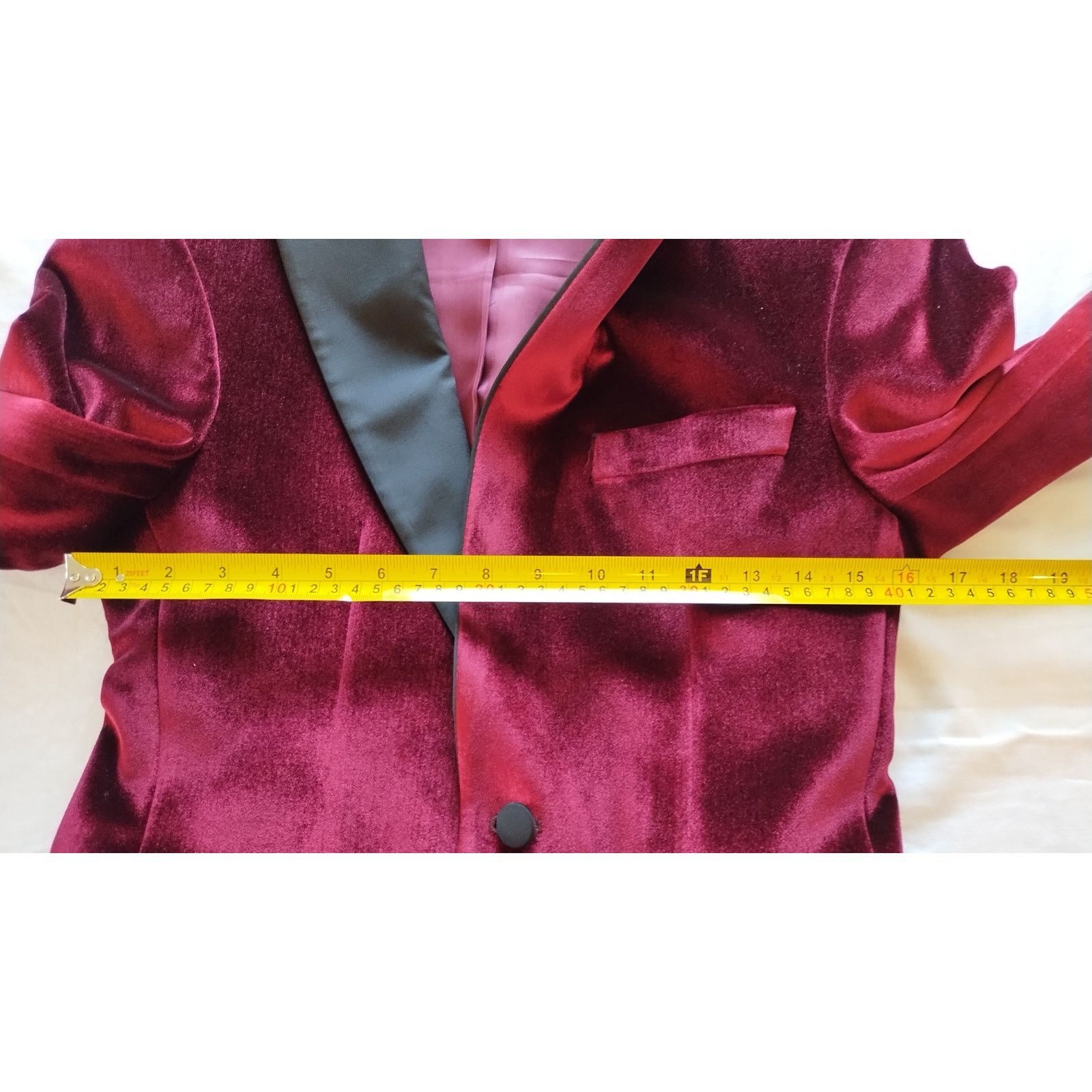 Other Ron Tomson Classic Lapel tuxedo Jacket Red velvet Size US36 Size US S / EU 44-46 / 1 - 12 Thumbnail