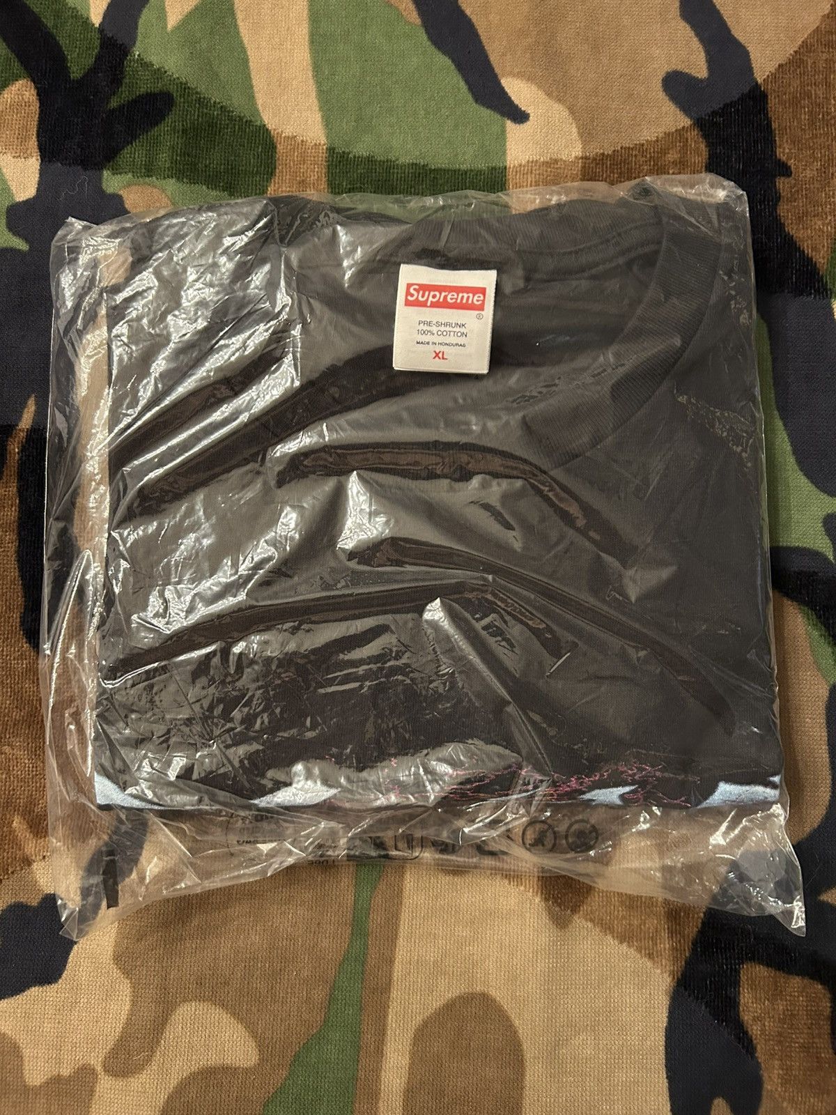 Supreme Supreme Tag Tee Black XL FW25 Size US XL / EU 56 / 4 - 4 Thumbnail