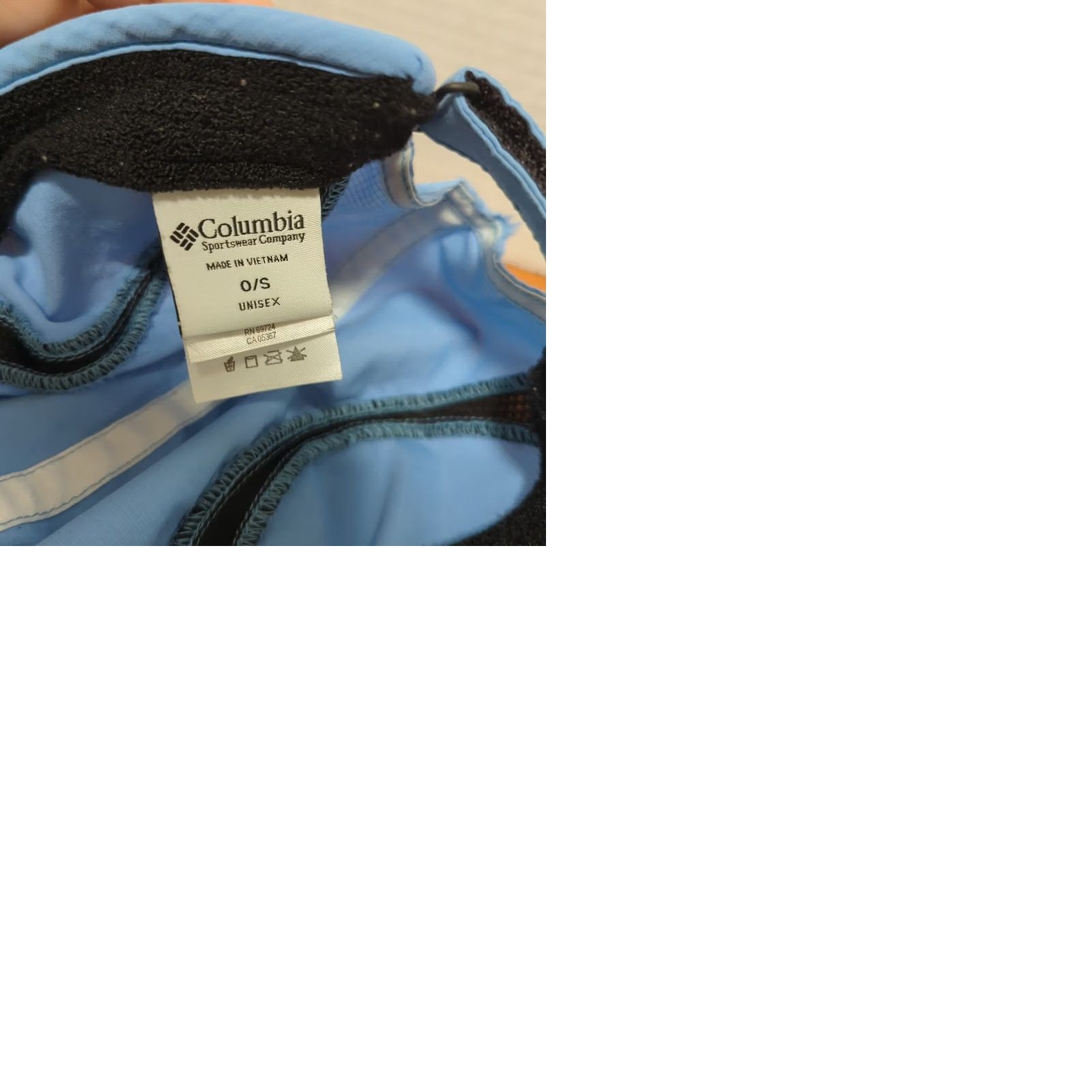 Vintage Columbia Hat Cap Strap Back Light Blue Athletic Lightweight Running Panel Men's Baseball Cap Size ONE SIZE - 9 Thumbnail