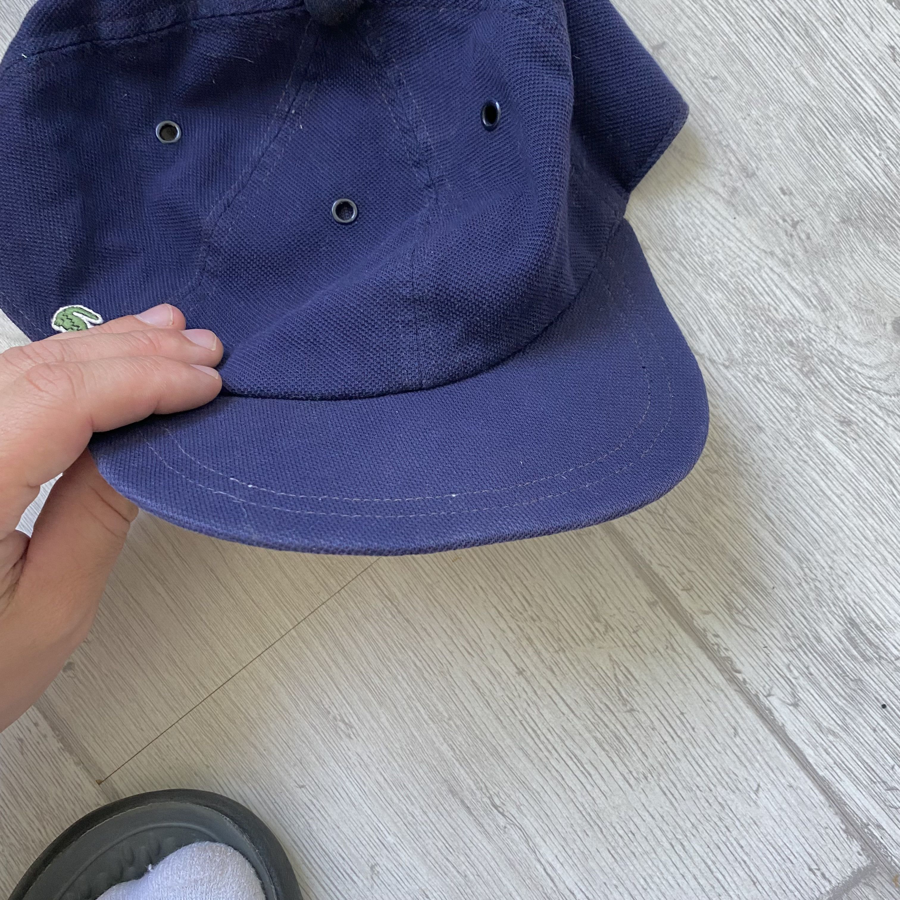 Lacoste Vintage 90s Lacoste distressed Cap Hat Size ONE SIZE - 9 Thumbnail