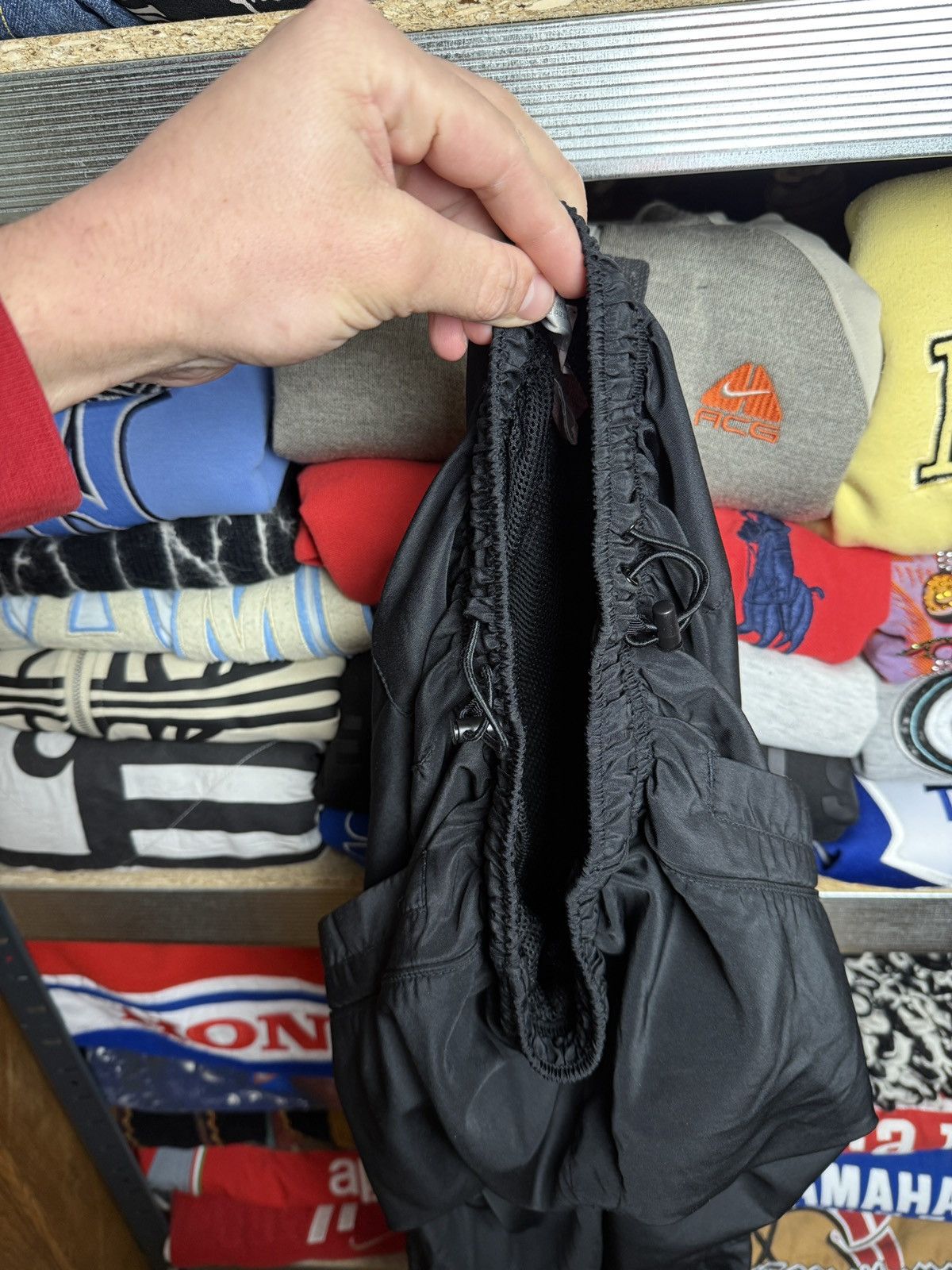 Japanese Brand Nike Vintage Nylon Pants Drill Baggy Y2K Size US 34 / EU 50 - 9 Thumbnail