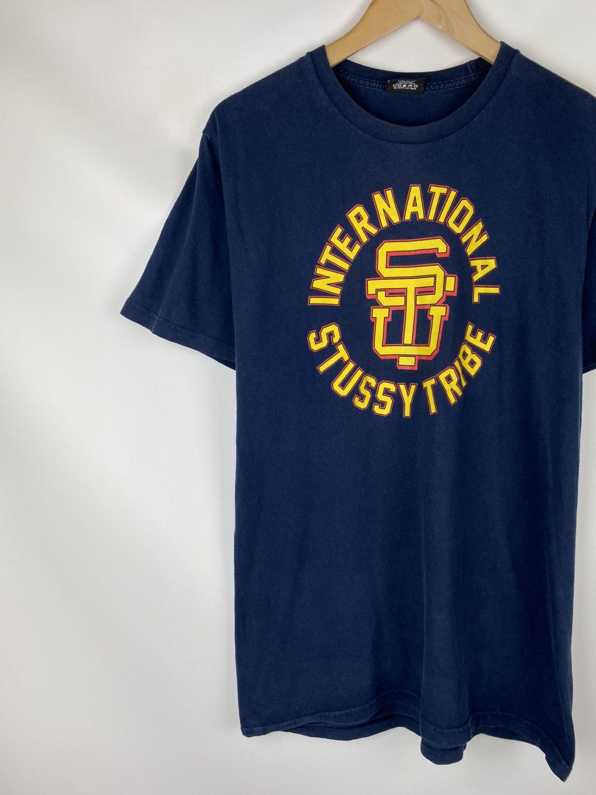 Stussy Stussy International Men’s Big Logo T Shirt Size M Size US M / EU 48-50 / 2 - 2 Thumbnail