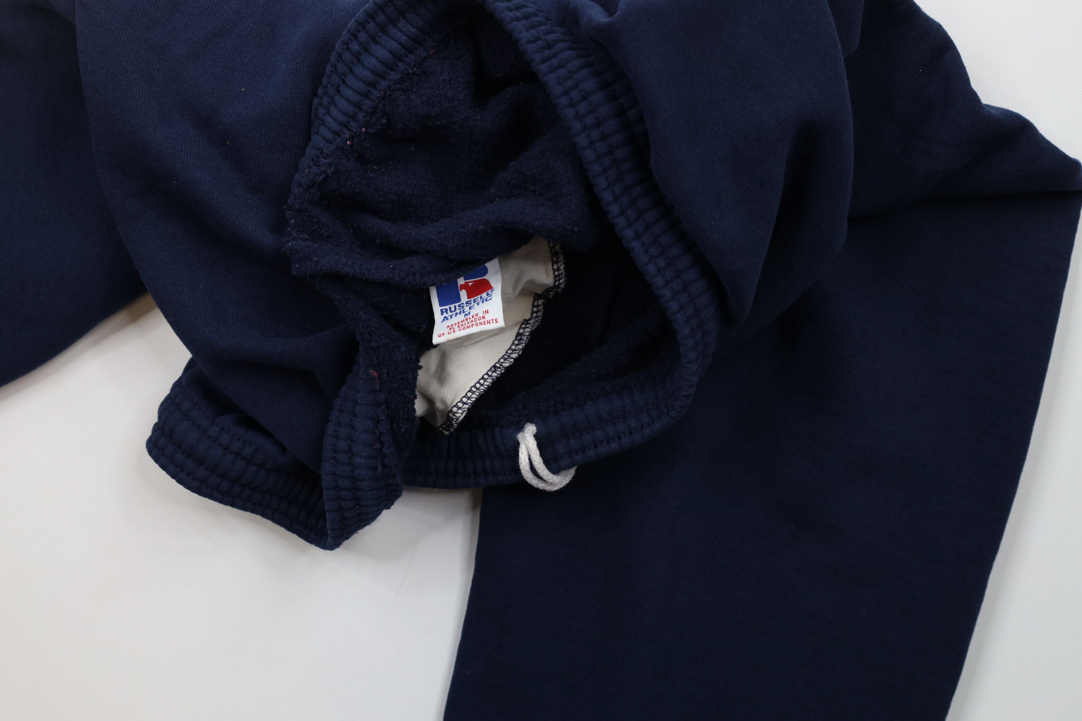 Russell Athletic × Vintage Vintage 90s Russell Athletic Blank Sweatpants Joggers Blue Size US 34 / EU 50 - 8 Thumbnail