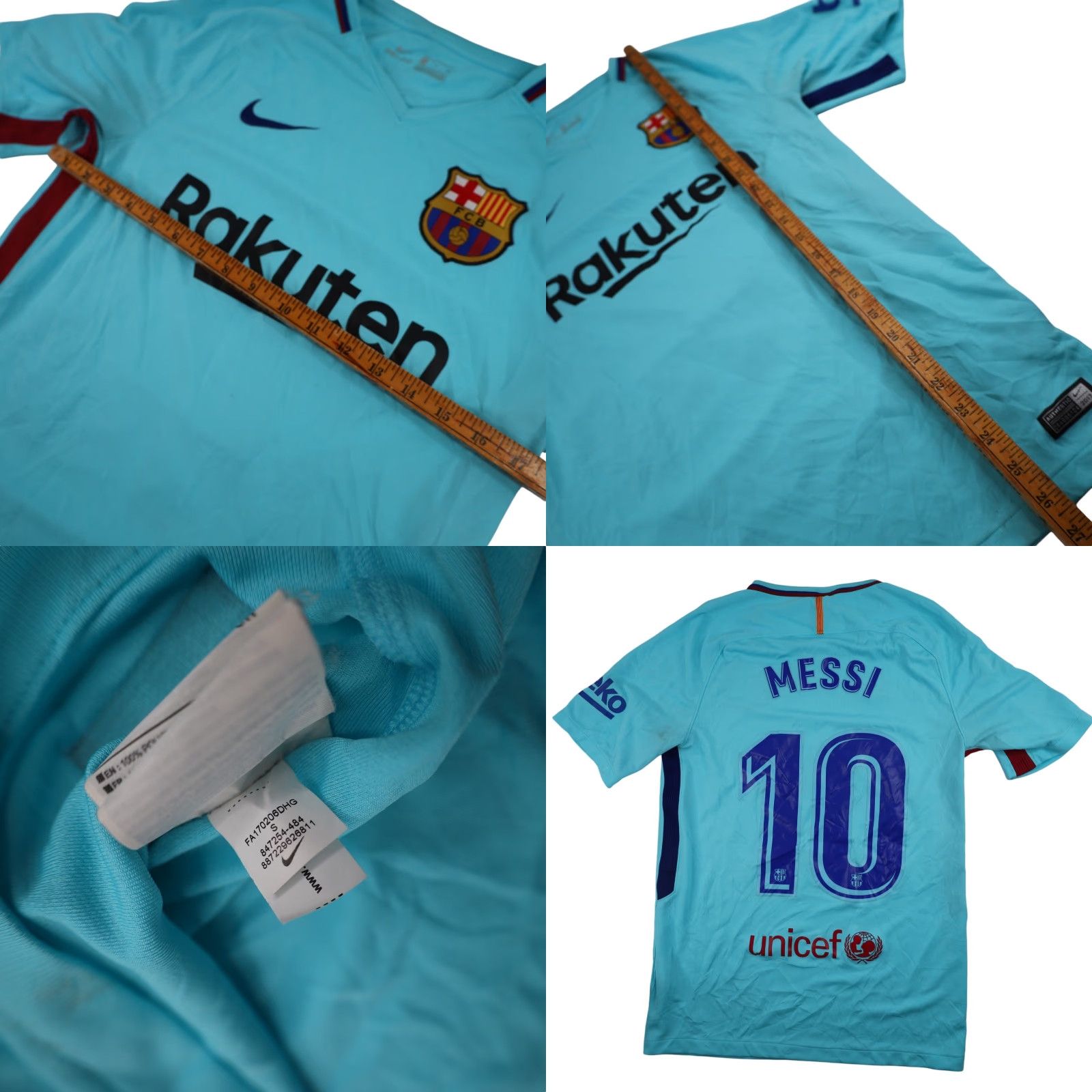Nike Nike F.C. Barcelona Lionel Messi Soccer Jersey Tank Shirt Men S Blue Sports Team Jersey Mens Size US S / EU 44-46 / 1 - 8 Thumbnail