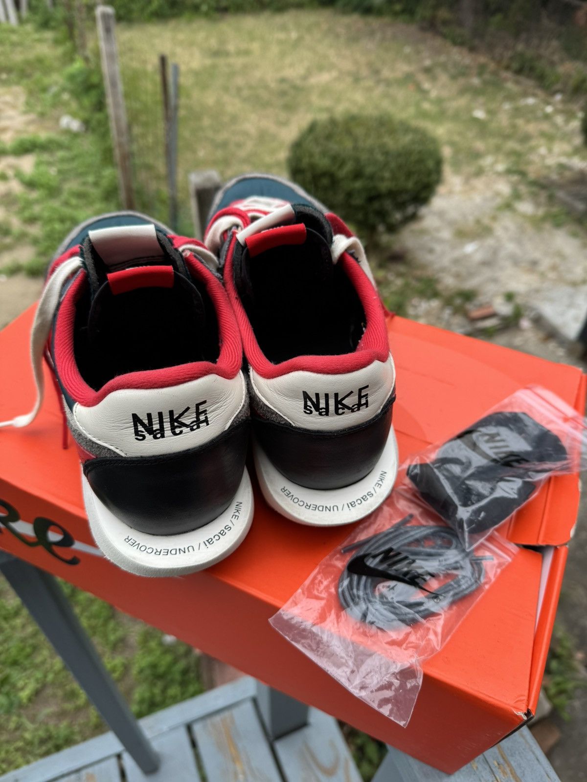 Nike × Sacai × Undercover Nike x Undercover x sacai x LDWaffle "Midnight Spruce" Size US 13 / EU 46 - 2 Thumbnail