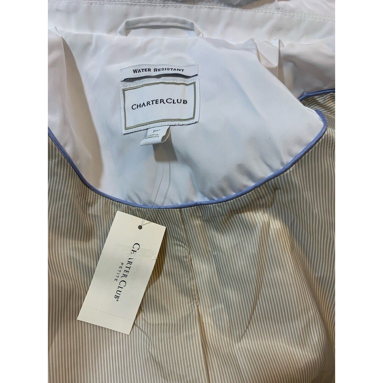Other Charter Club Anorak Weather Resistant Button Tie Waist |PXL Size XL / US 12-14 / IT 48-50 - 12 Thumbnail