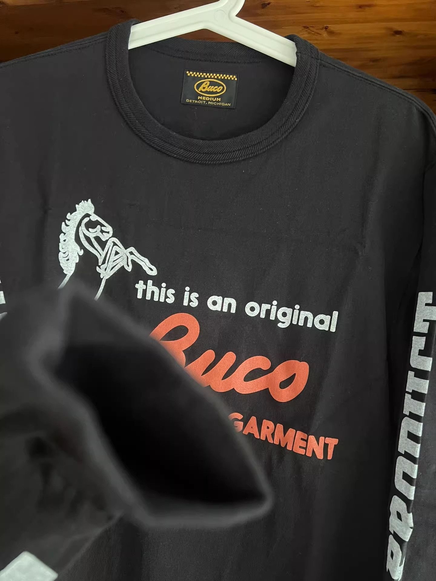 The Real McCoy's Real McCoy BUCO Black Motorcycle Long-sleeve T Size US M / EU 48-50 / 2 - 4 Thumbnail