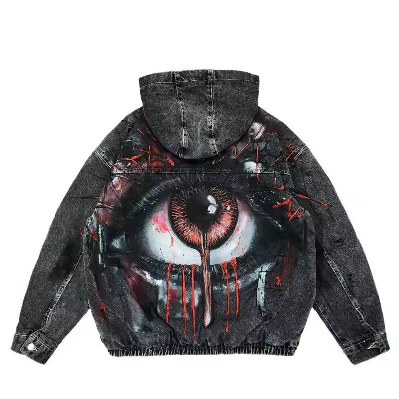 Japanese Brand × Vintage vintage denim print jacket Size US M / EU 48-50 / 2 - 1 Thumbnail