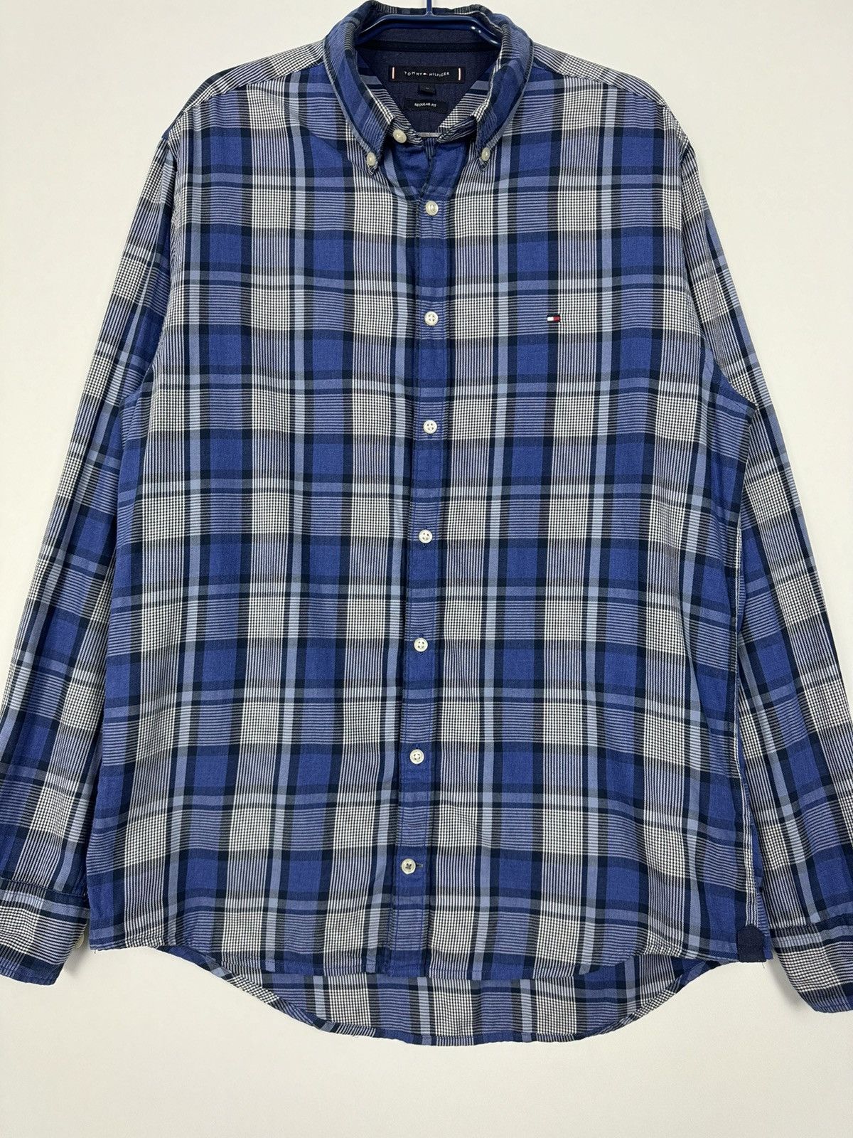 Polo Ralph Lauren Tommy Hilfiger Hounds Tooth Plaid Checkered Button Up Shirt Size US M / EU 48-50 / 2 - 4 Thumbnail