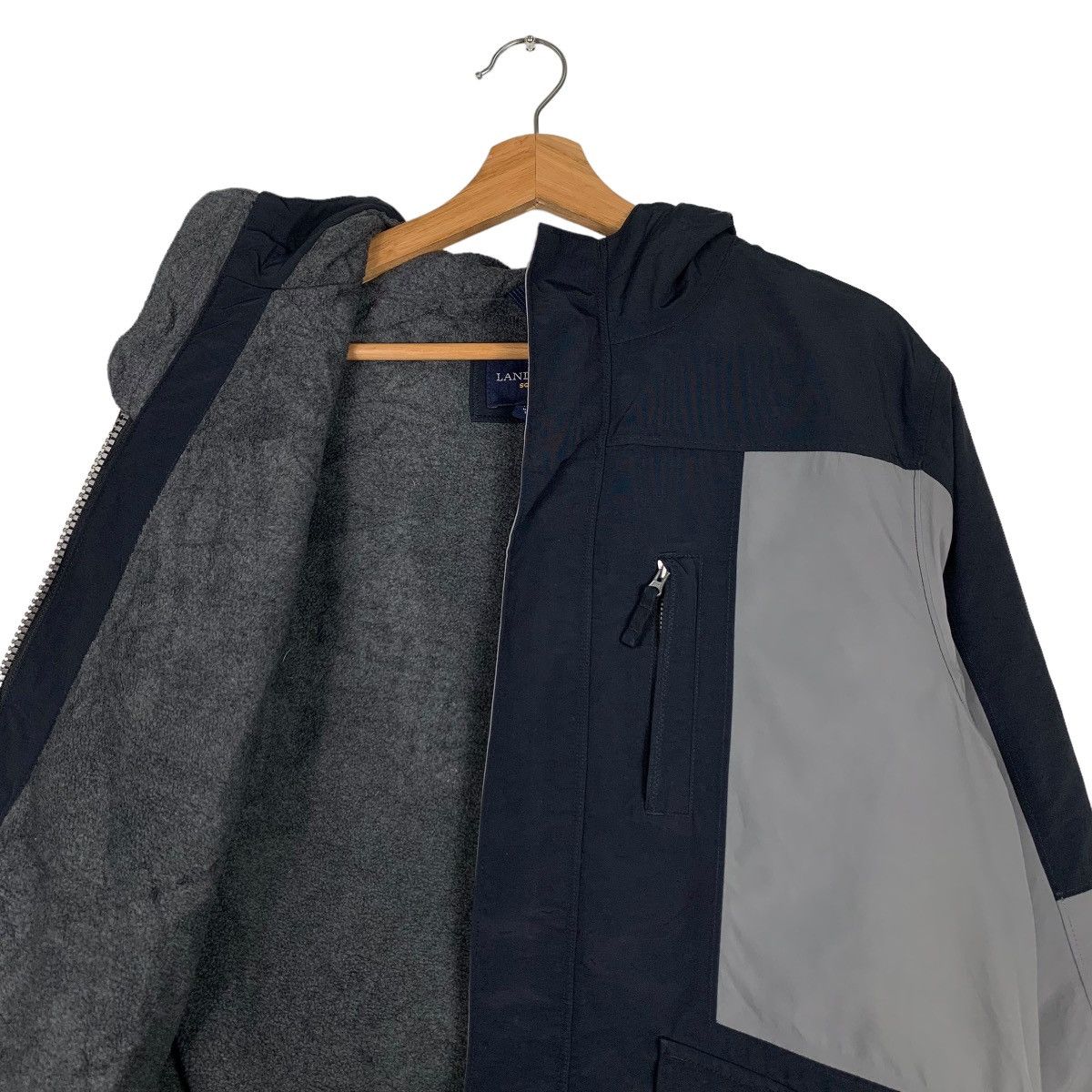 Lands' End Lands End Squall Colorblock Hoodie Jacket #0177-C9 Size US XL / EU 56 / 4 - 12 Thumbnail