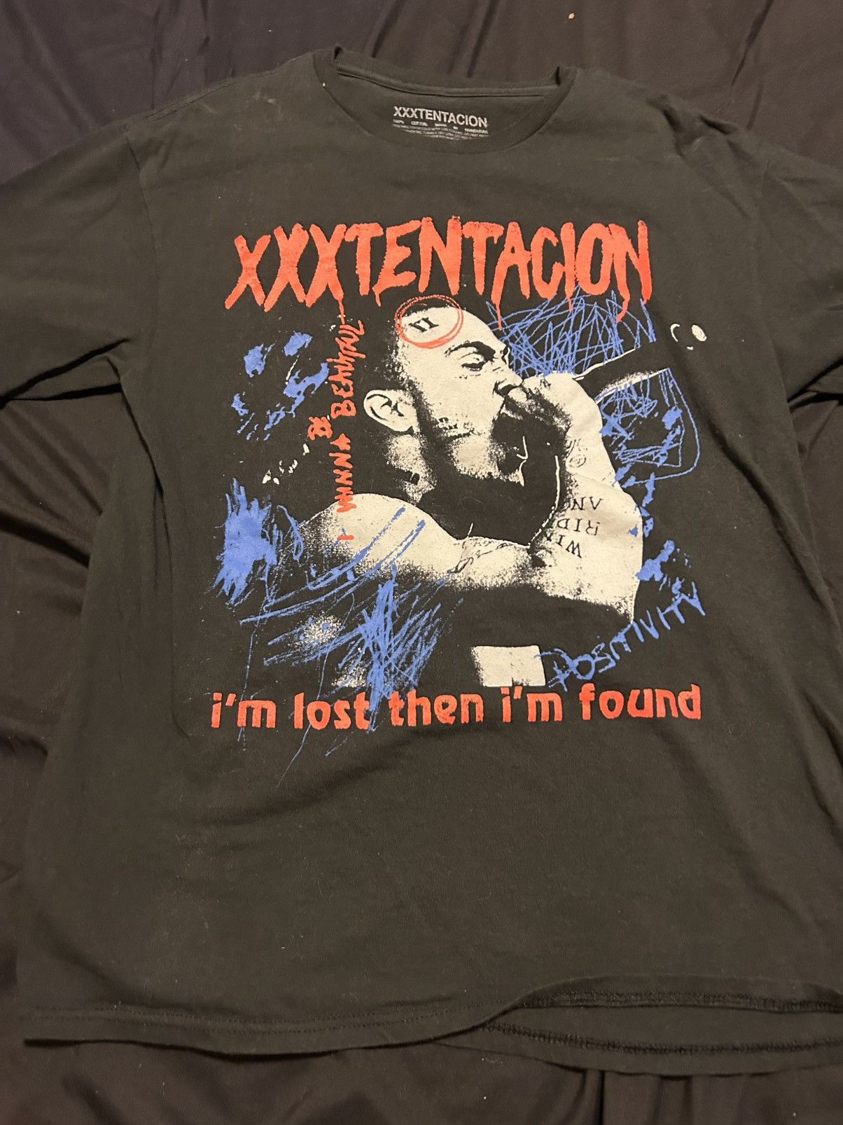 Revenge XXXTENTACION Lost & Found Tee Size US L / EU 52-54 / 3 - 1 Thumbnail