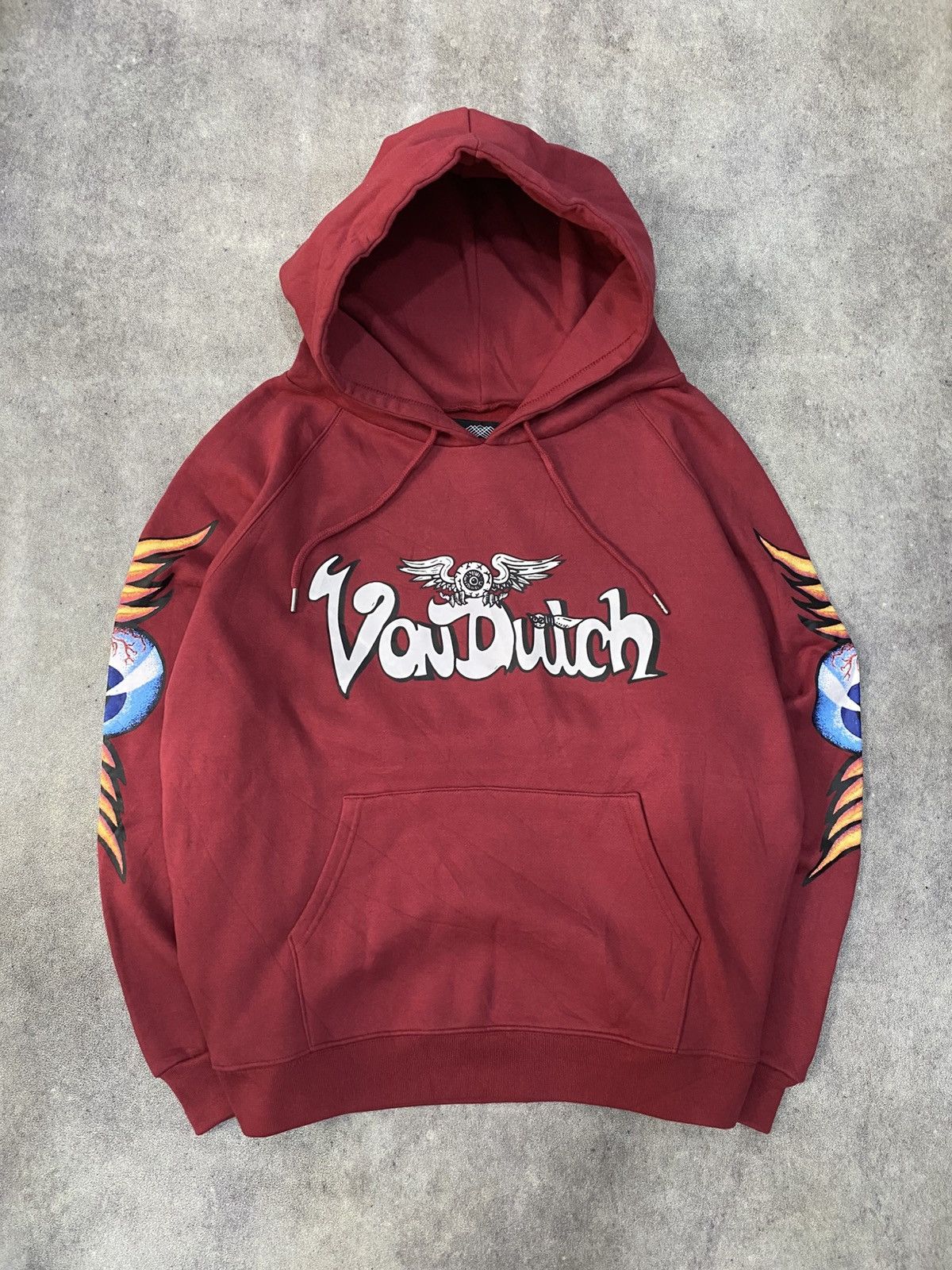 Vintage × Von Dutch Von Dutch Eye Hoodie Size US XL / EU 56 / 4 - 1 Thumbnail