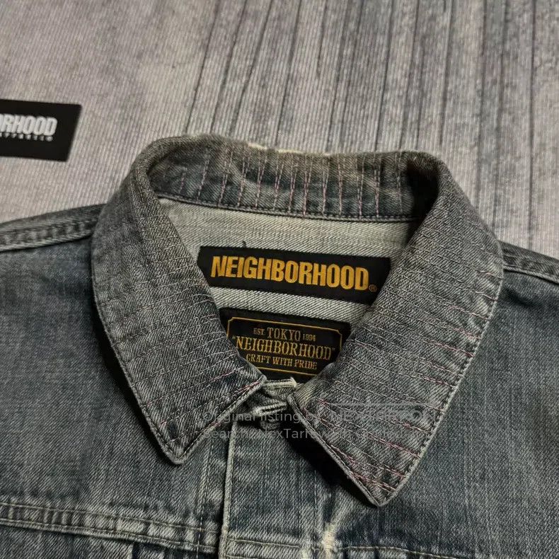 Neighborhood Neighborhood 18SS STOCKMAN JKT Washed and Stained Rust Den Size US L / EU 52-54 / 3 - 4 Thumbnail