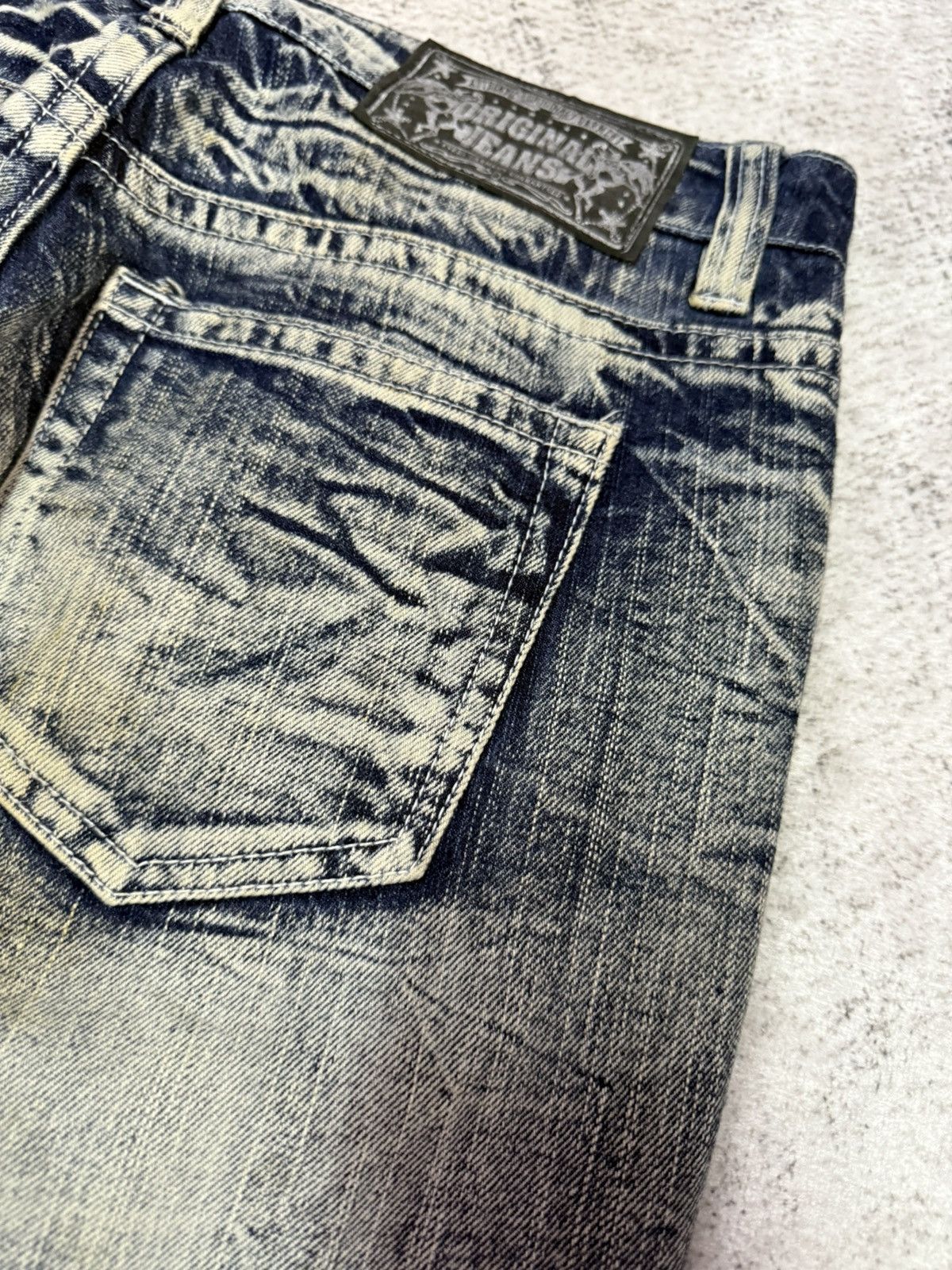 Hysteric Glamour × Japanese Brand The Vintage Standard Acid Wash Destroy Jeans Size US 29 - 15 Thumbnail