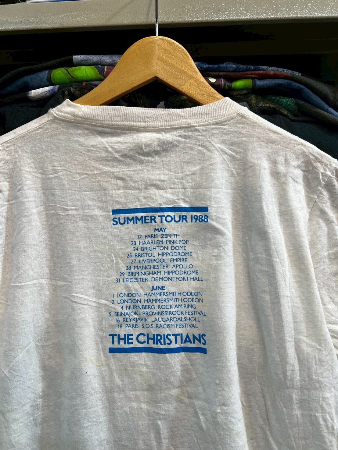 Band Tees The Christians 1988’s Size US L / EU 52-54 / 3 - 8 Thumbnail