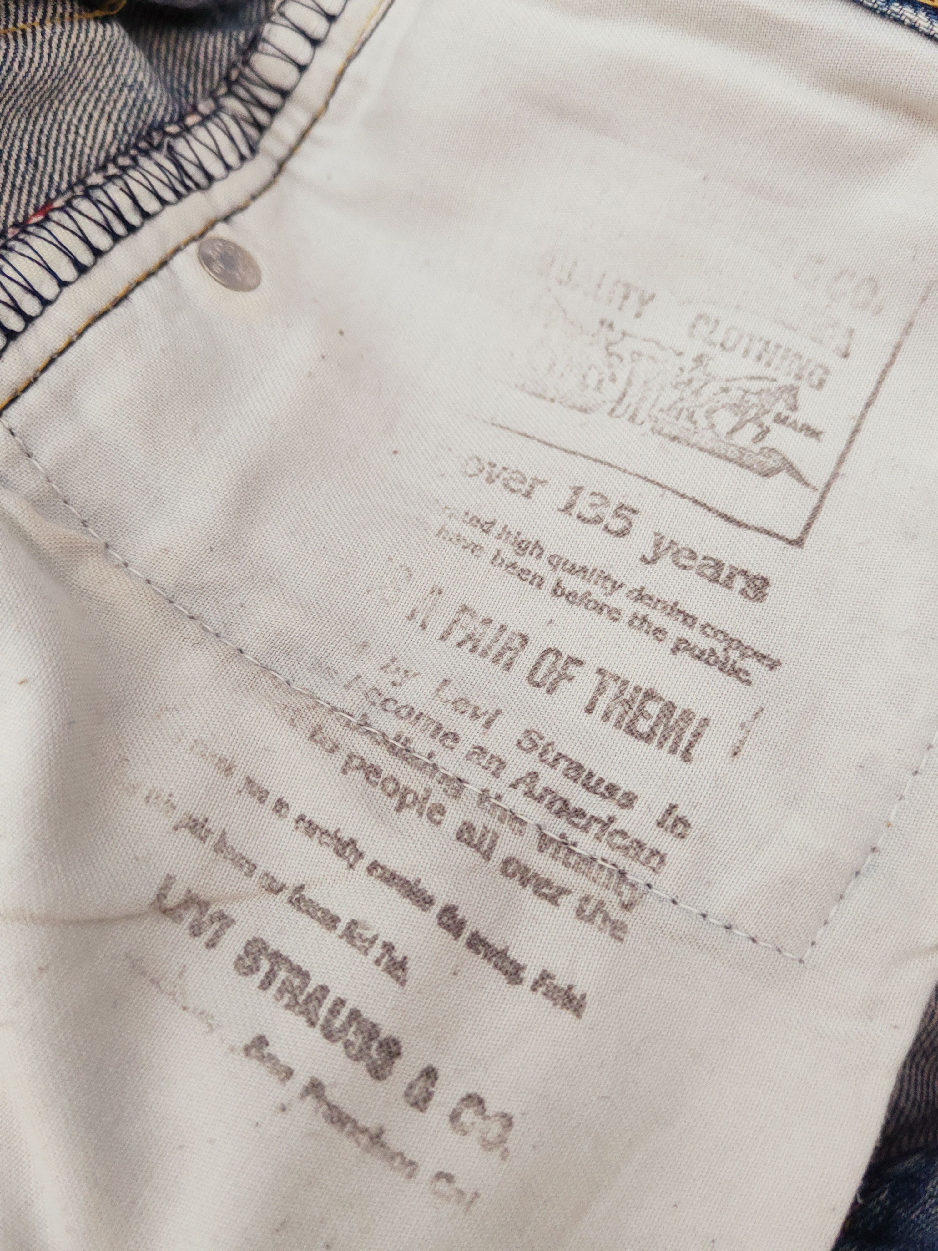 Levi's Levi's faded selvadge vintage Distressed Ripped Jeans #W933 Size US 30 / EU 46 - 15 Thumbnail