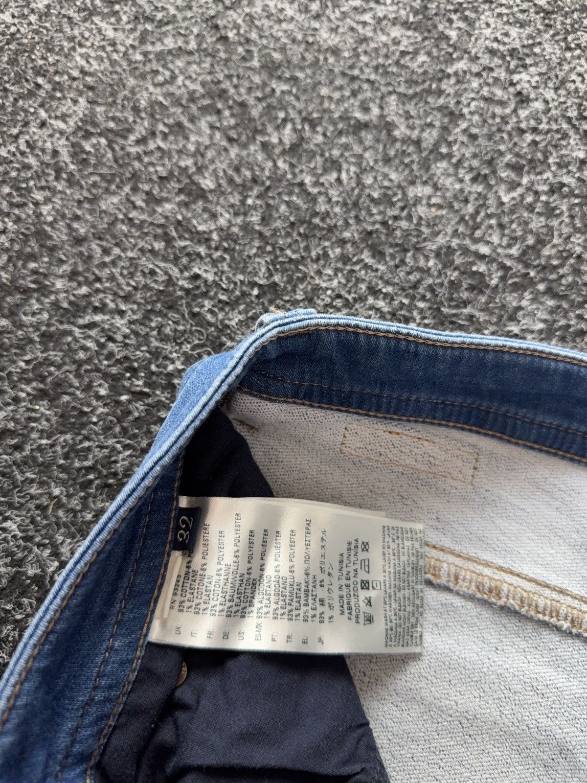 Diesel 00s Y2K Diesel Distressed Jeans Slim Stretch Denim Blue Size US 32 / EU 48 - 12 Thumbnail