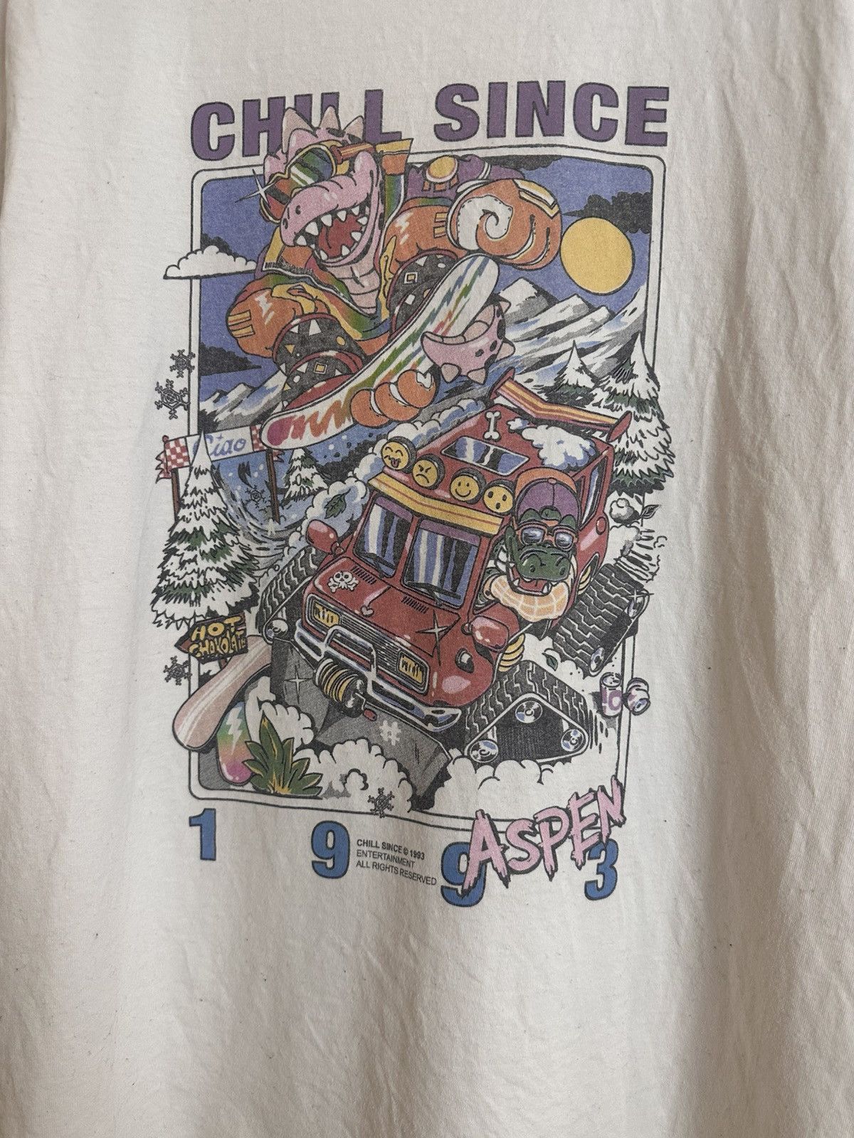 Vintage 🔥 Chill Since 1993 Aspen John Galt Vintage T Shirt Size US L / EU 52-54 / 3 - 2 Thumbnail