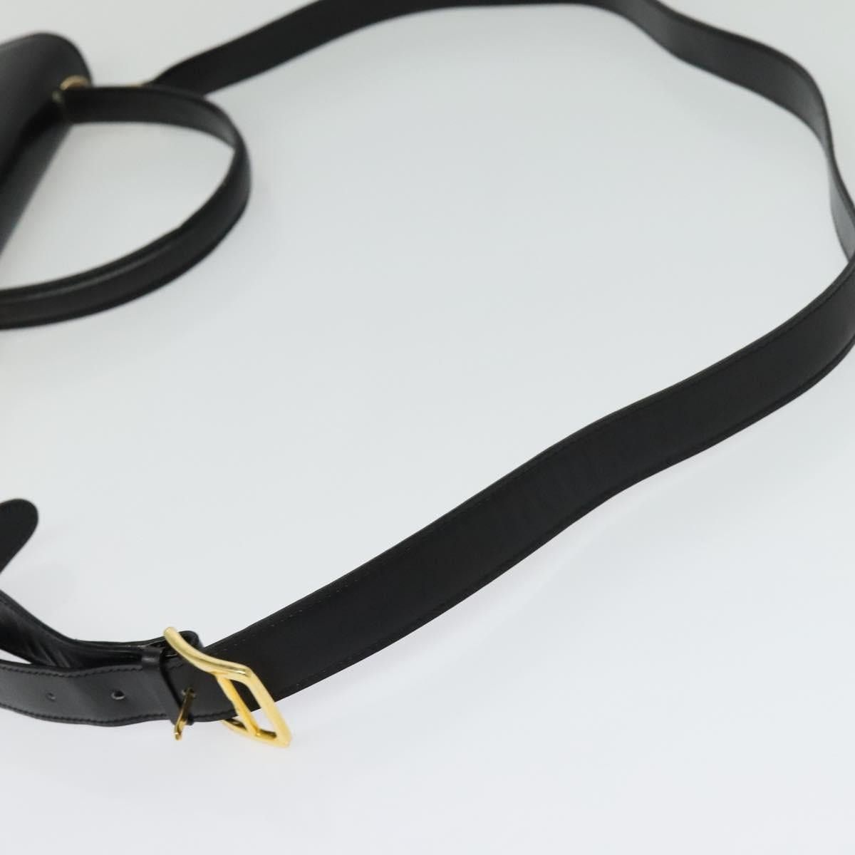 Celine CELINE Hand Bag Leather Black Gold Size ONE SIZE - 9 Thumbnail