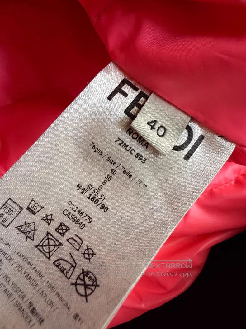 Fendi Fendi Black and Fluorescent Pink Patchwork Little Monster Size XS / US 0-2 / IT 36-38 - 6 Thumbnail
